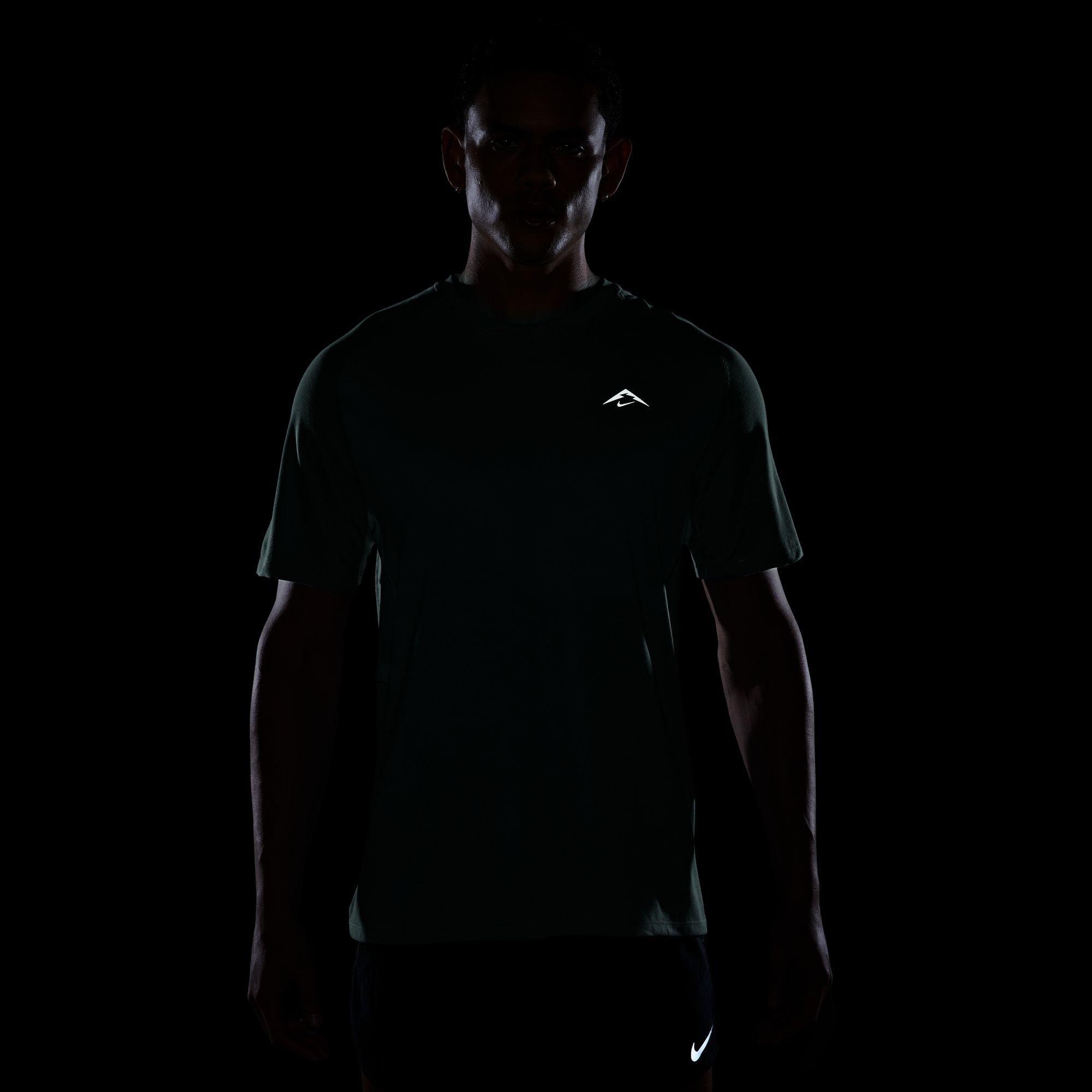 Cannon/Black - Nike - Men's Solar Short Sleeve Running T-Shirt - 6