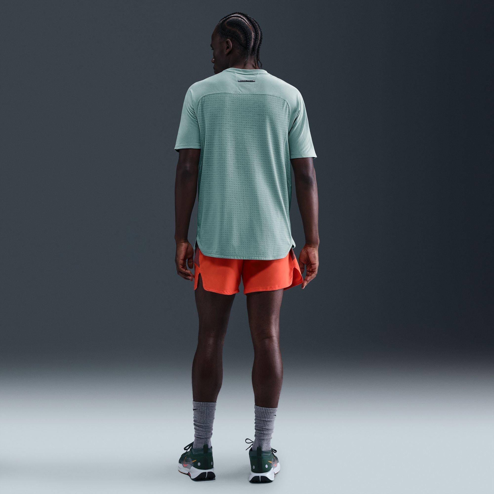 Cannon/Black - Nike - Men's Solar Short Sleeve Running T-Shirt - 8