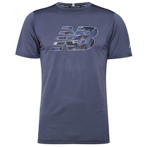 New Balance Graphic Core Run Mens Performance T Shirt