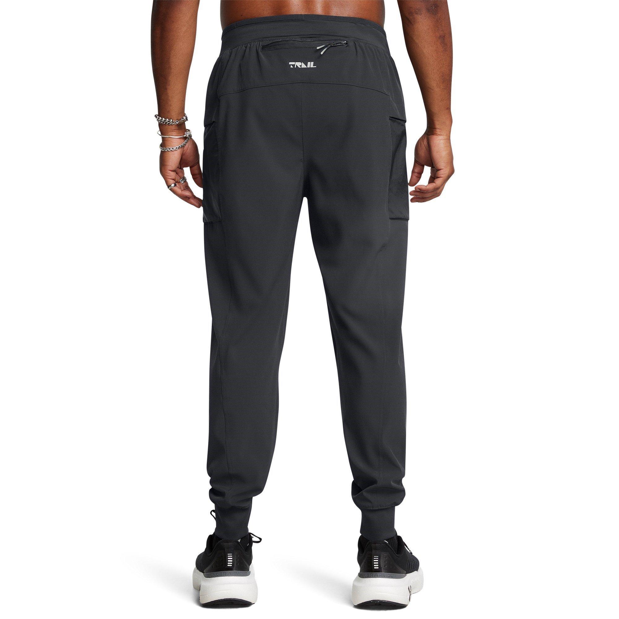 Grey - Under Armour - Performance Tracksuit Bottoms - 3