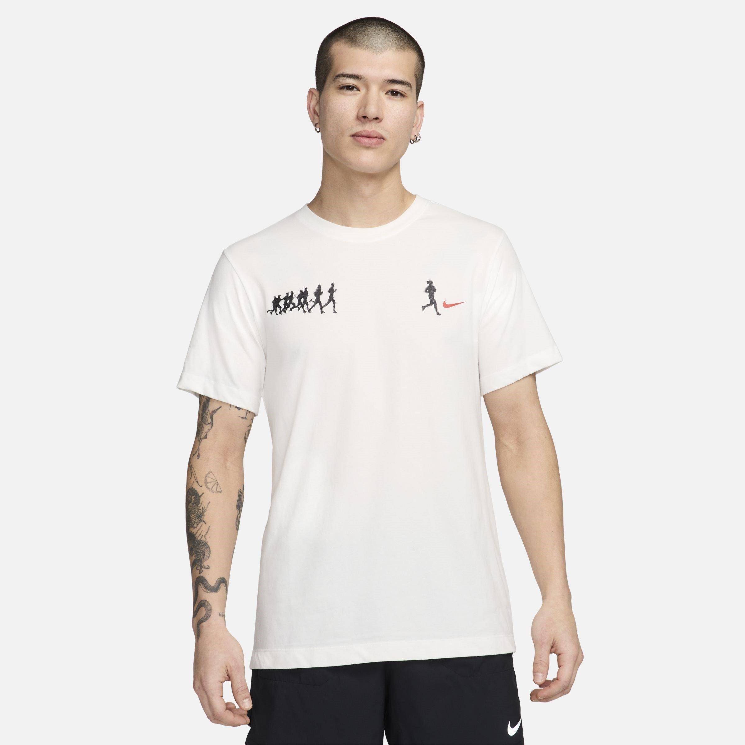 Summit White - Nike - Dri FIT Energy Run Mens Performance T Shirt - 1