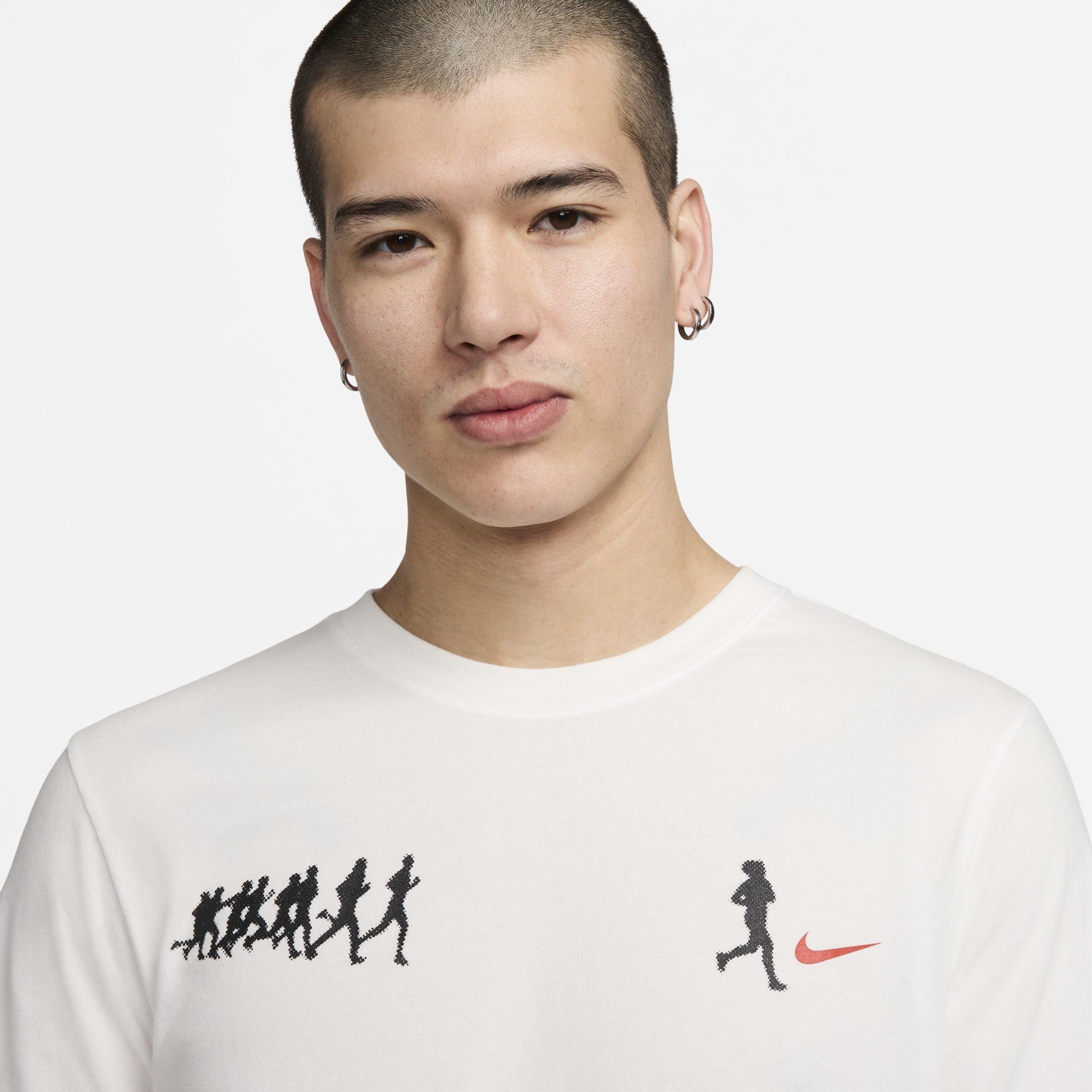 Summit White - Nike - Dri FIT Energy Run Mens Performance T Shirt - 3