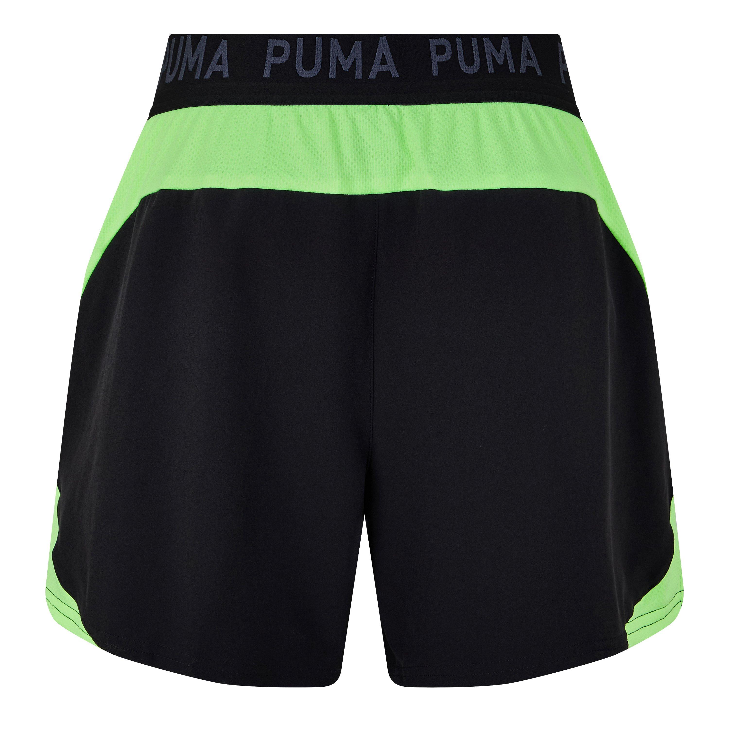 Black/Apple - Puma - Ultrabreathe Stretch Performance Running Shorts - 2