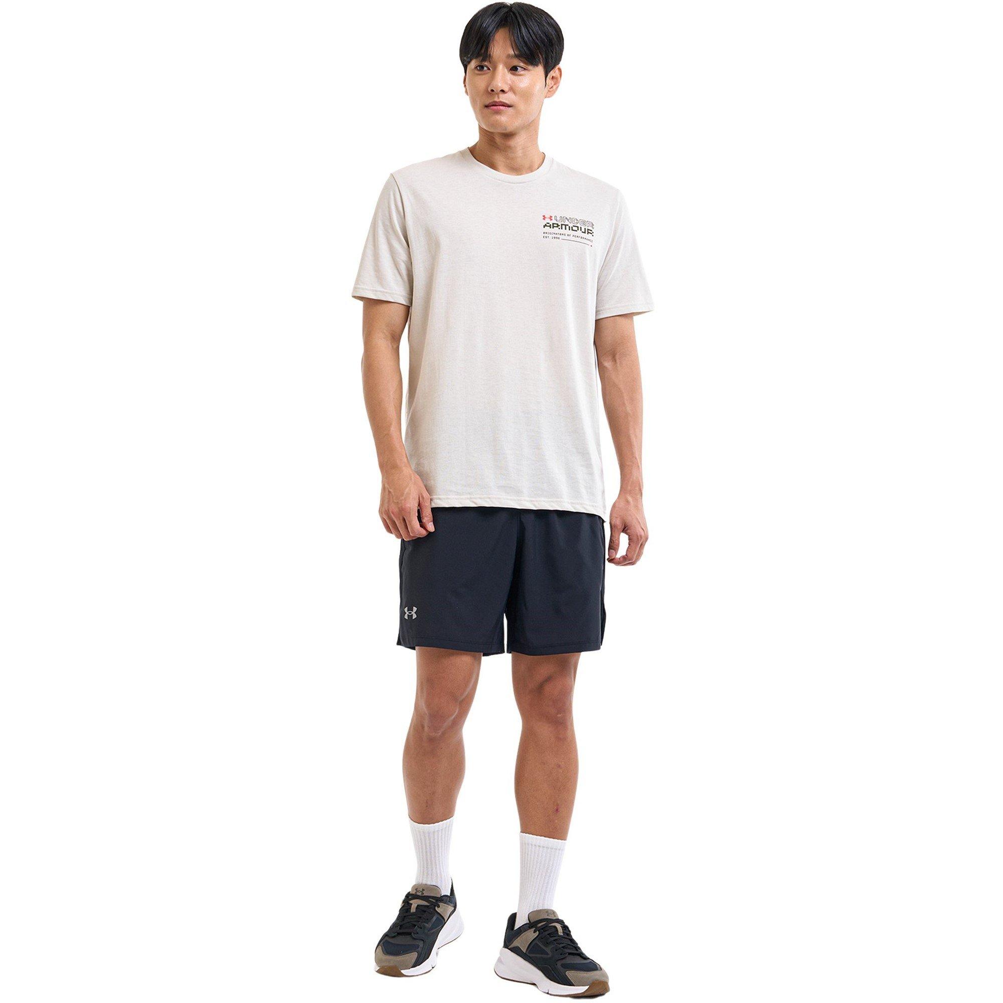 Blk/Wht/Reflec - Under Armour - Launch Mens Performance Shorts - 8