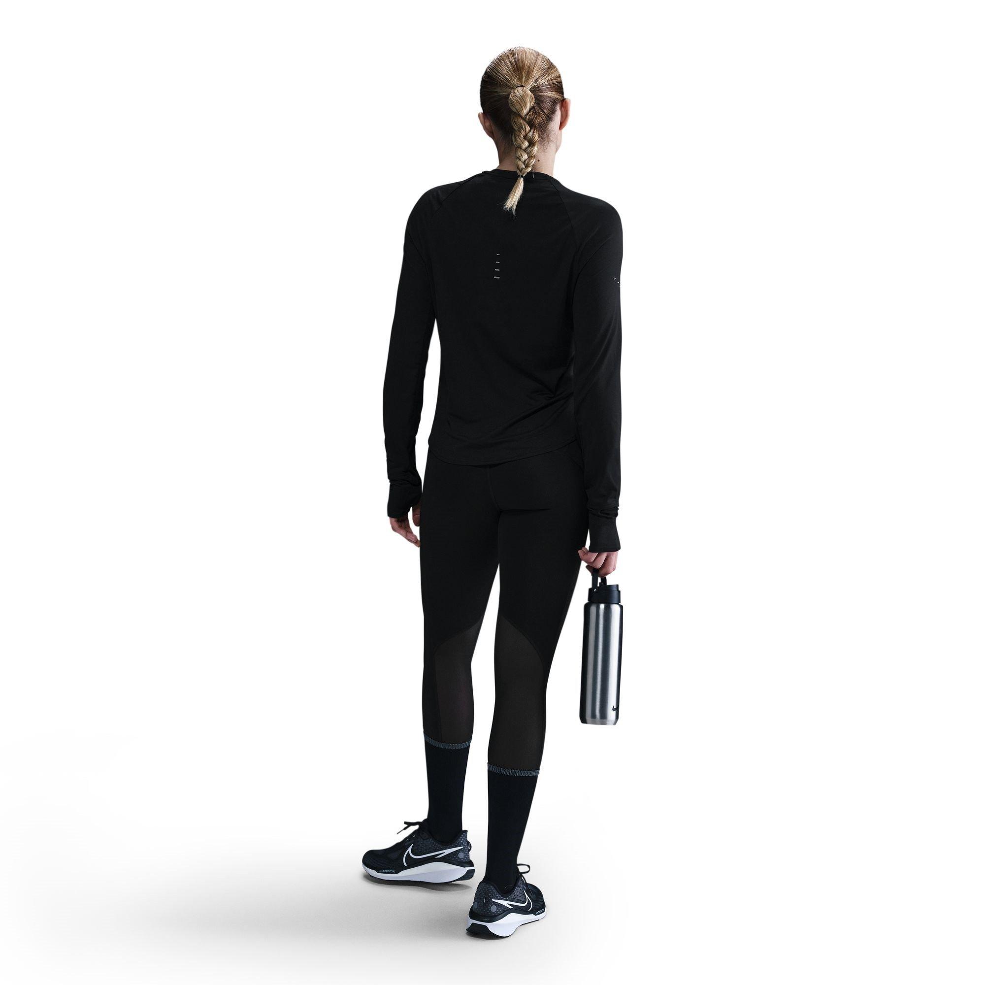 Black/Silv - Nike - Swift Df UV Running Top - 4