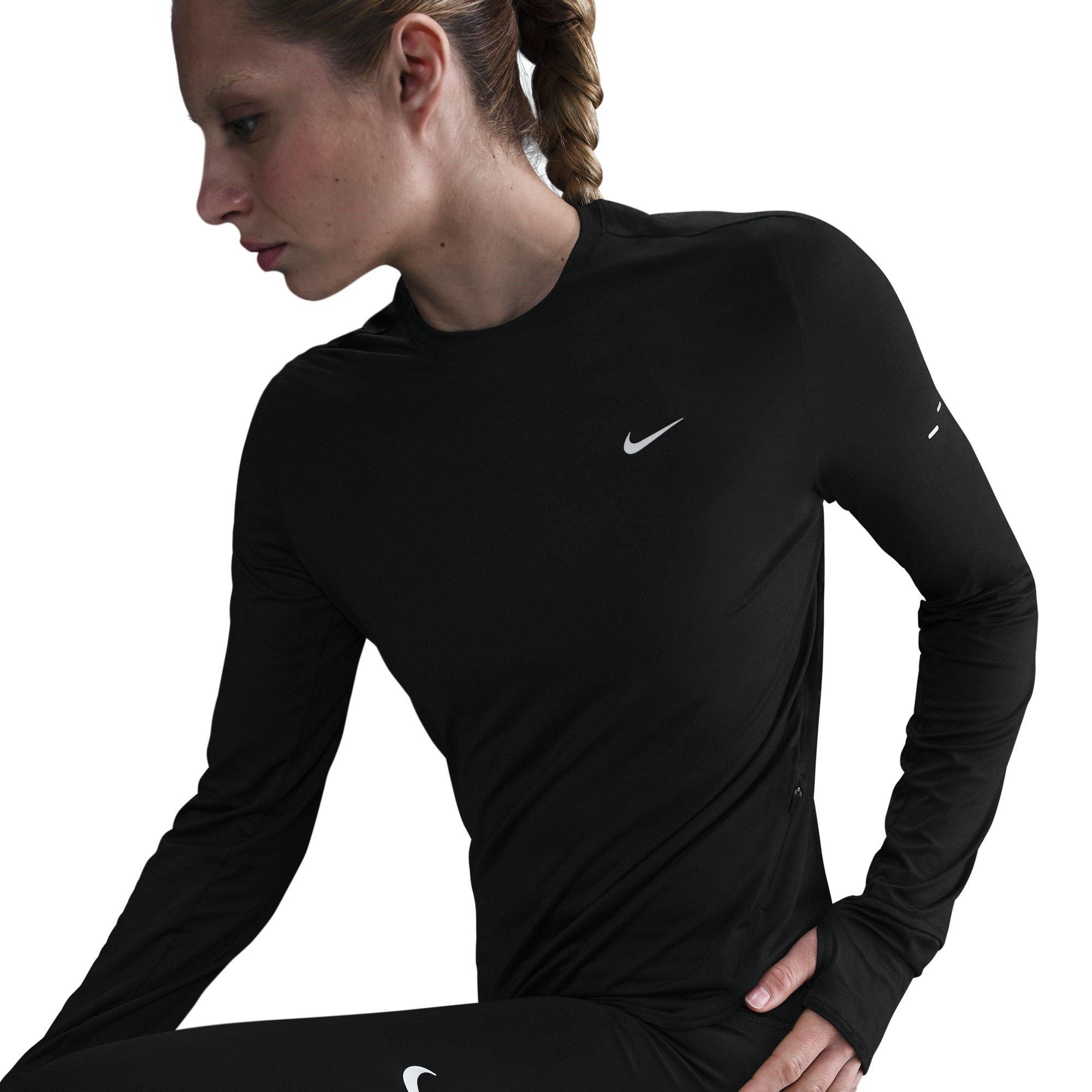 Black/Silv - Nike - Swift Df UV Running Top - 5