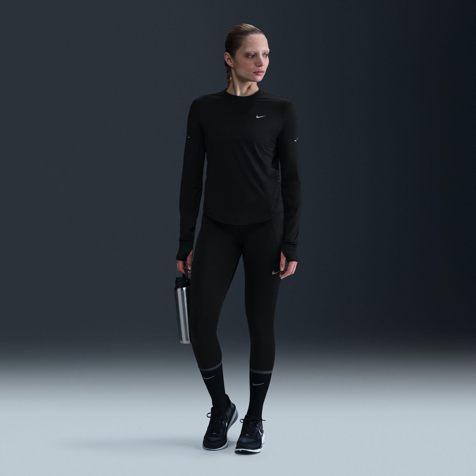 Black/Silv - Nike - Swift Df UV Running Top - 7