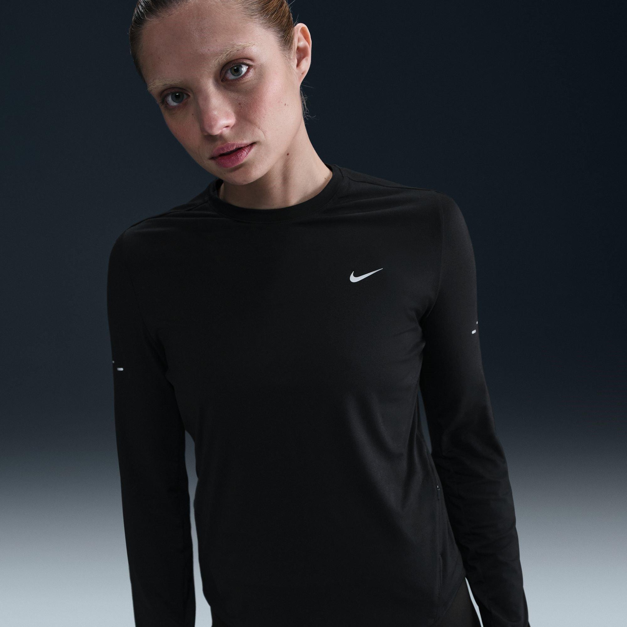 Black/Silv - Nike - Swift Df UV Running Top - 8