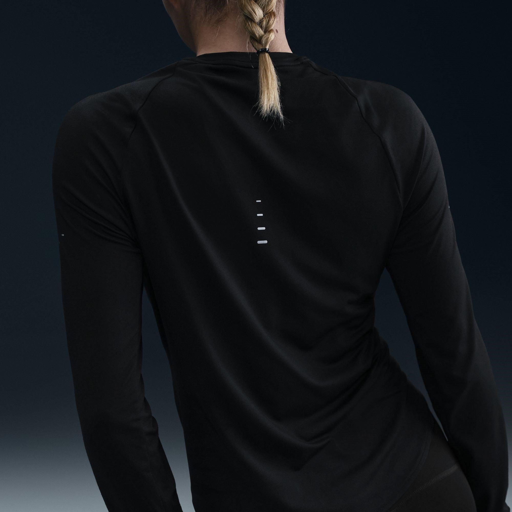 Black/Silv - Nike - Swift Df UV Running Top - 9