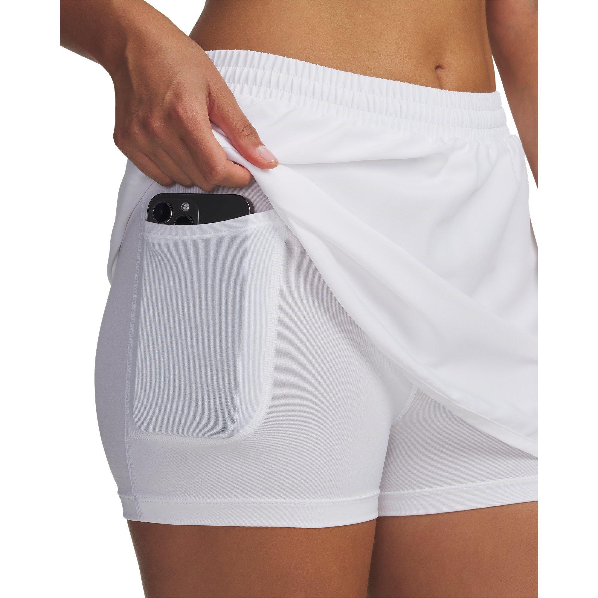 Wht/Reflective - Under Armour - UA Fly By Skort Ld54 - 3