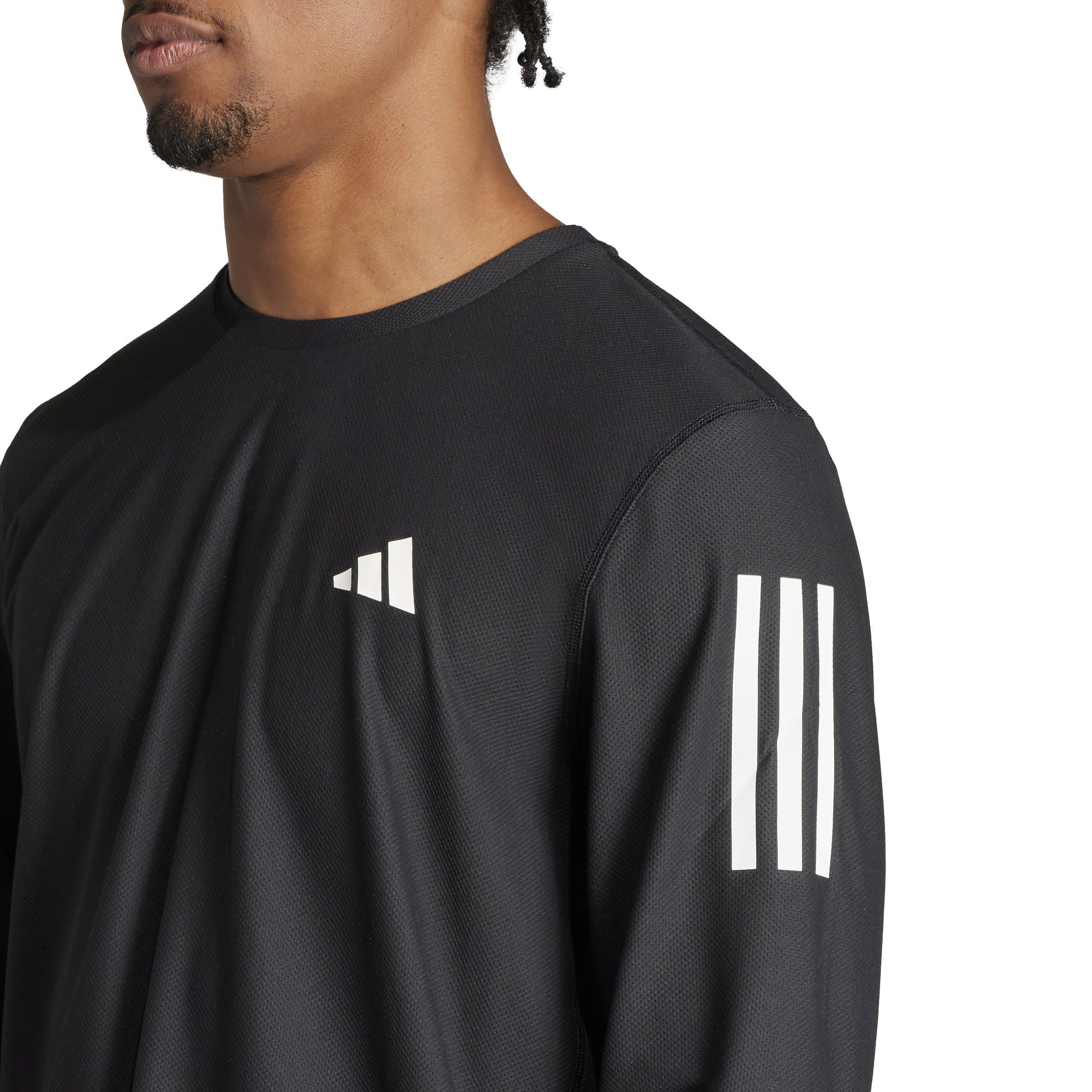 NERO - adidas - OTR B Long Sleeve Performance Running Top - 5