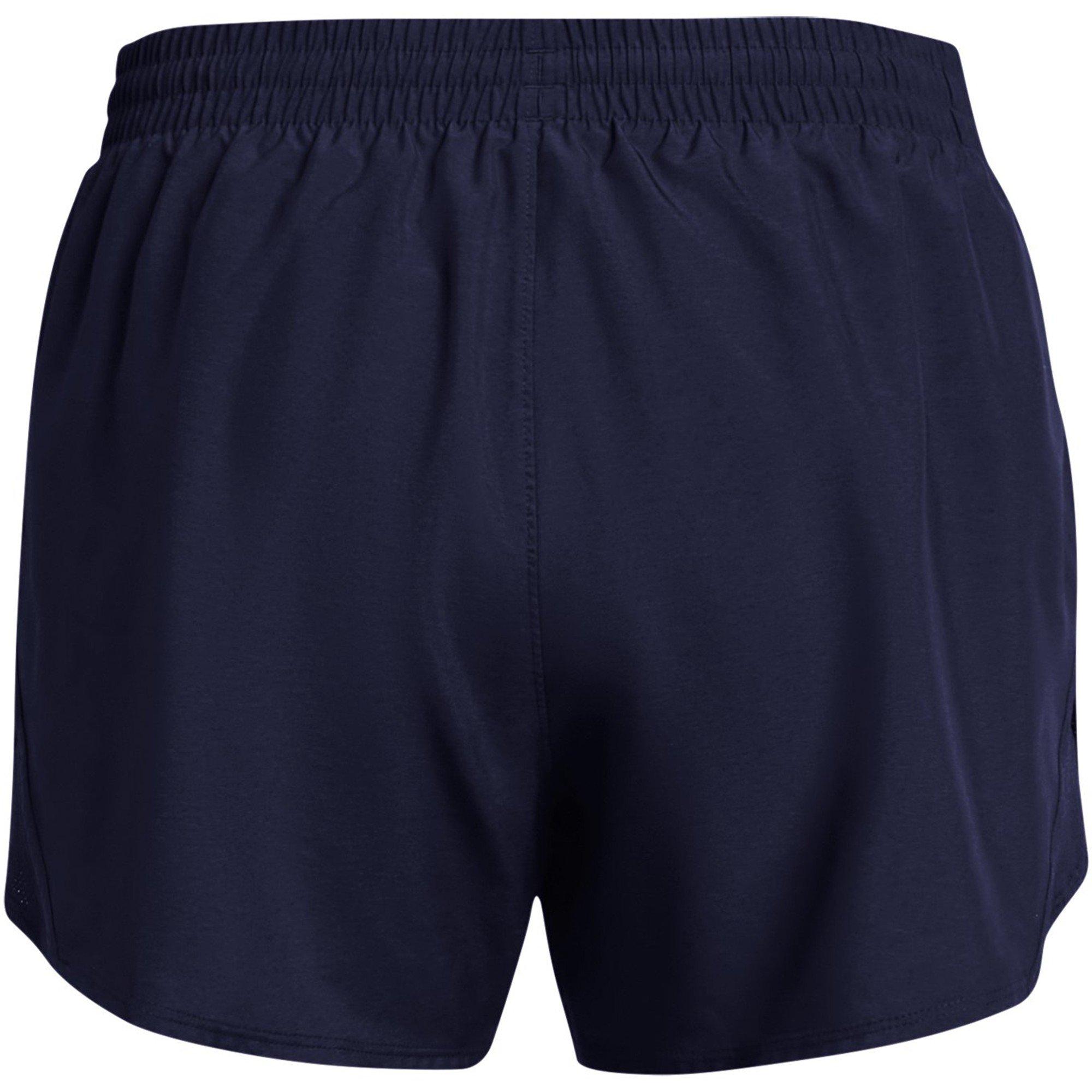 Navy/Reflective - Under Armour - Fly By 3in Shorts Ld62 - 2