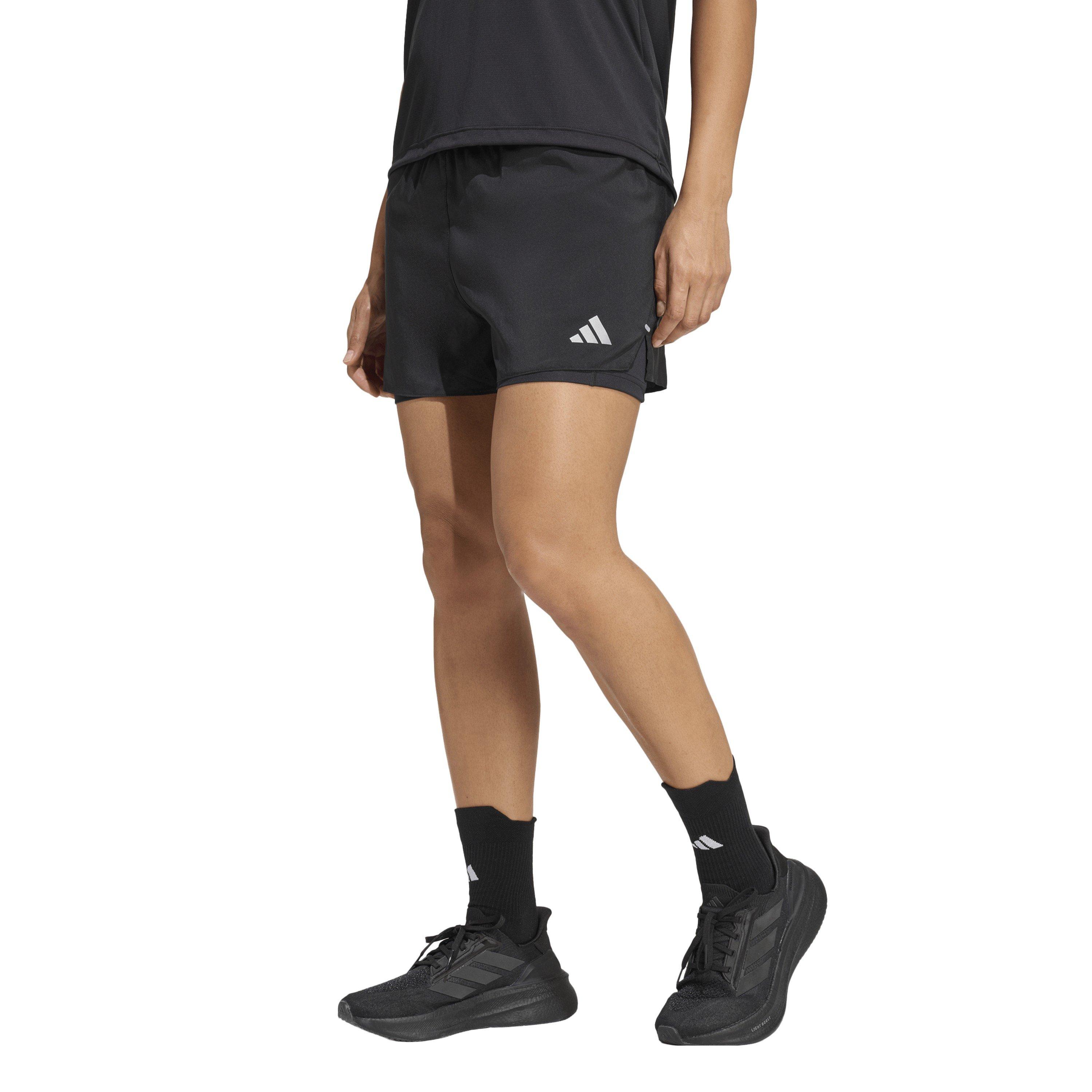 Black - adidas - ADI365 Running Essentials 2In1 Womens Shorts - 2