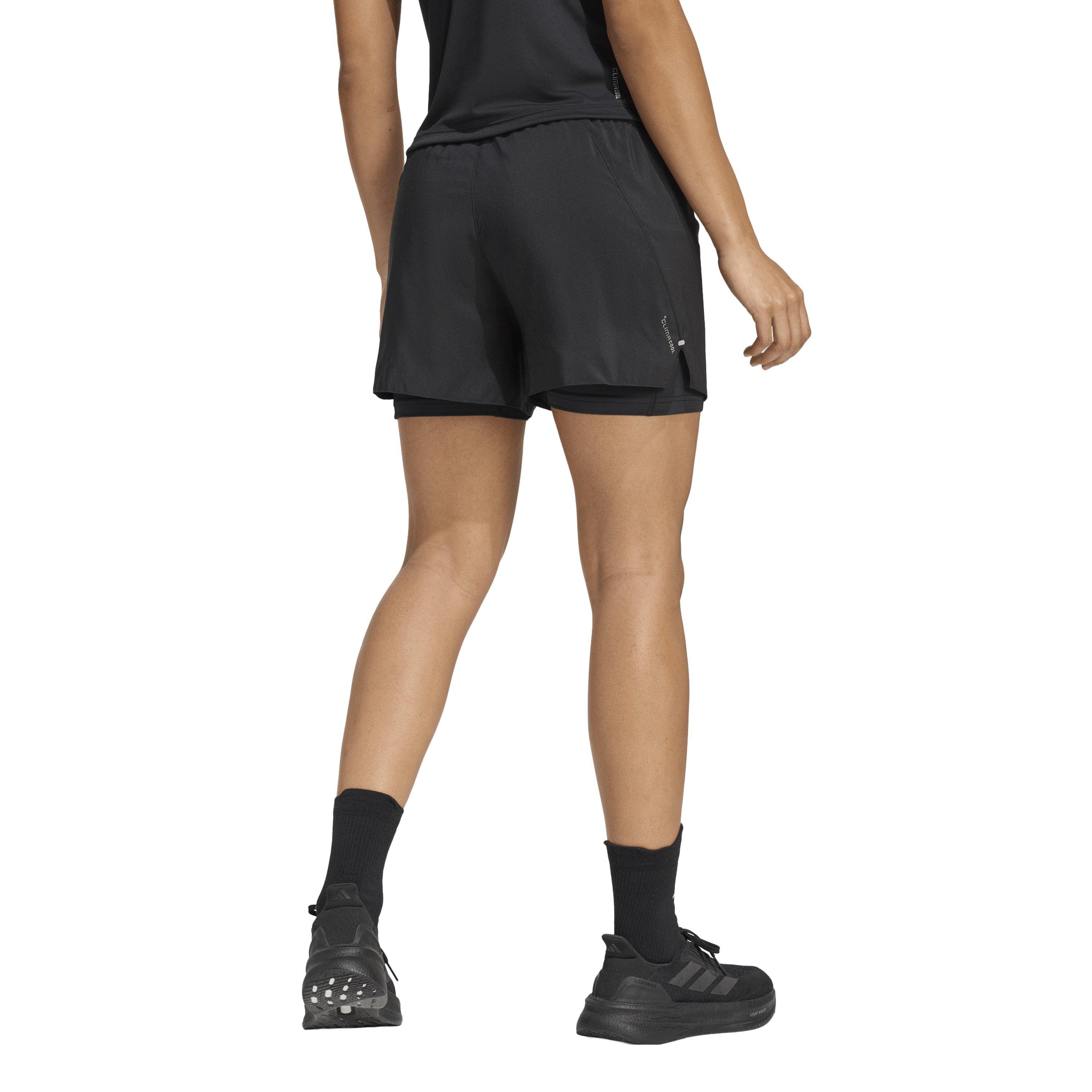 Black - adidas - ADI365 Running Essentials 2In1 Womens Shorts - 3