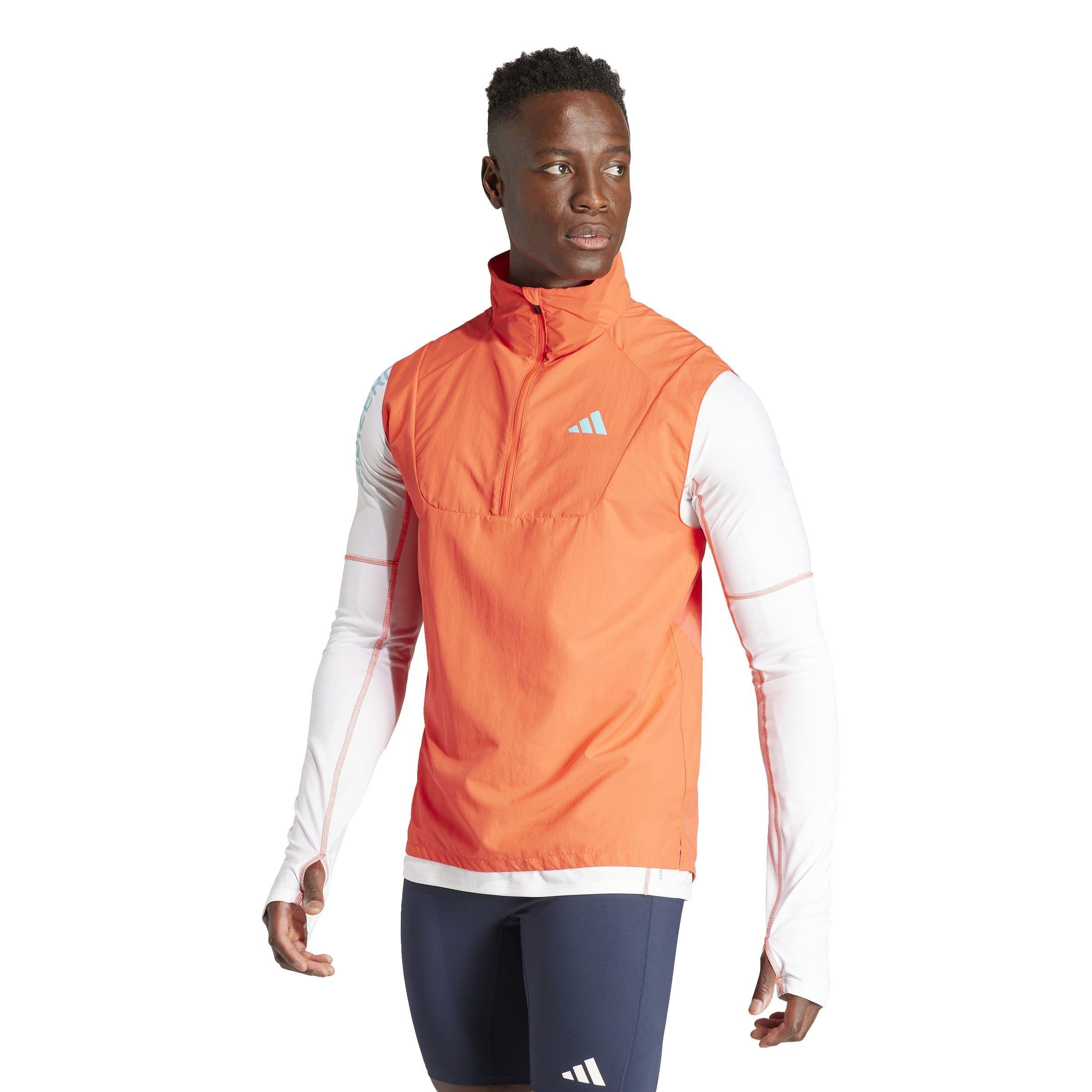 Rot - adidas - Adizero Half-Zip Performance Vest - 2