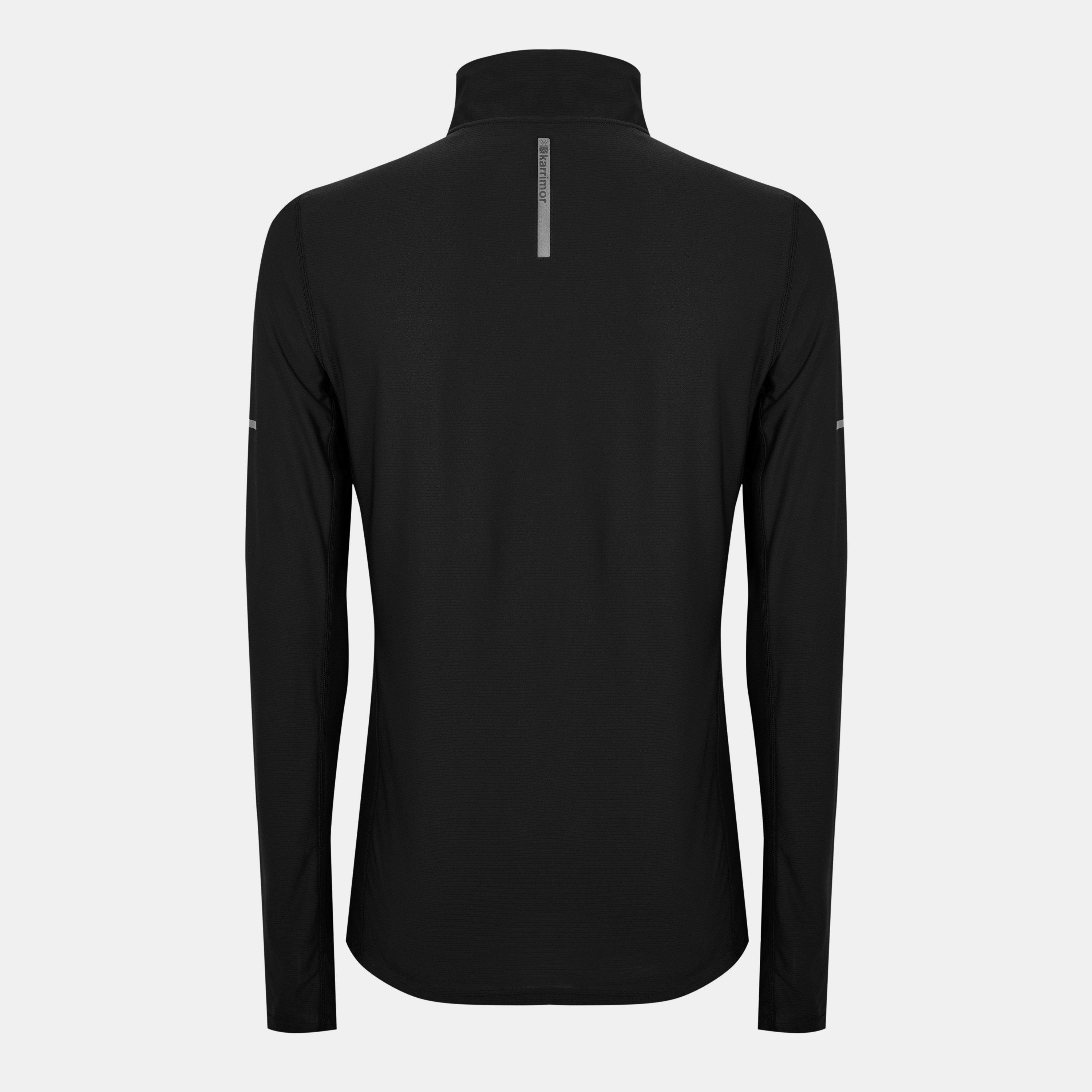 Karrimor Long Sleeve Zip Top Mens Long Sleeve Performance TShirts
