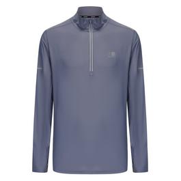 Karrimor Long SleevequarterZip Top Mens