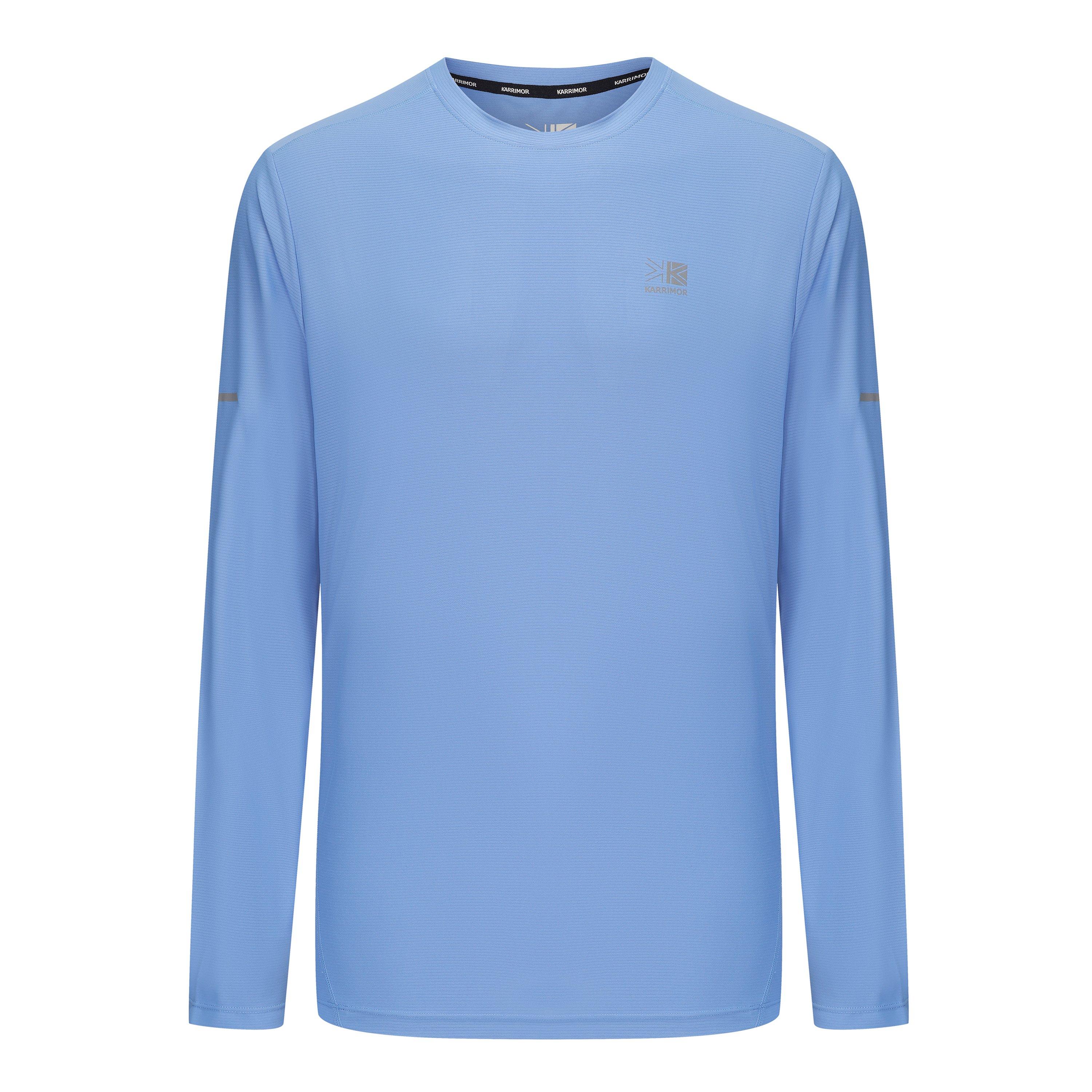 Karrimor Men's Long Sleeve Run T Shirt - Bold Blue - 2XL