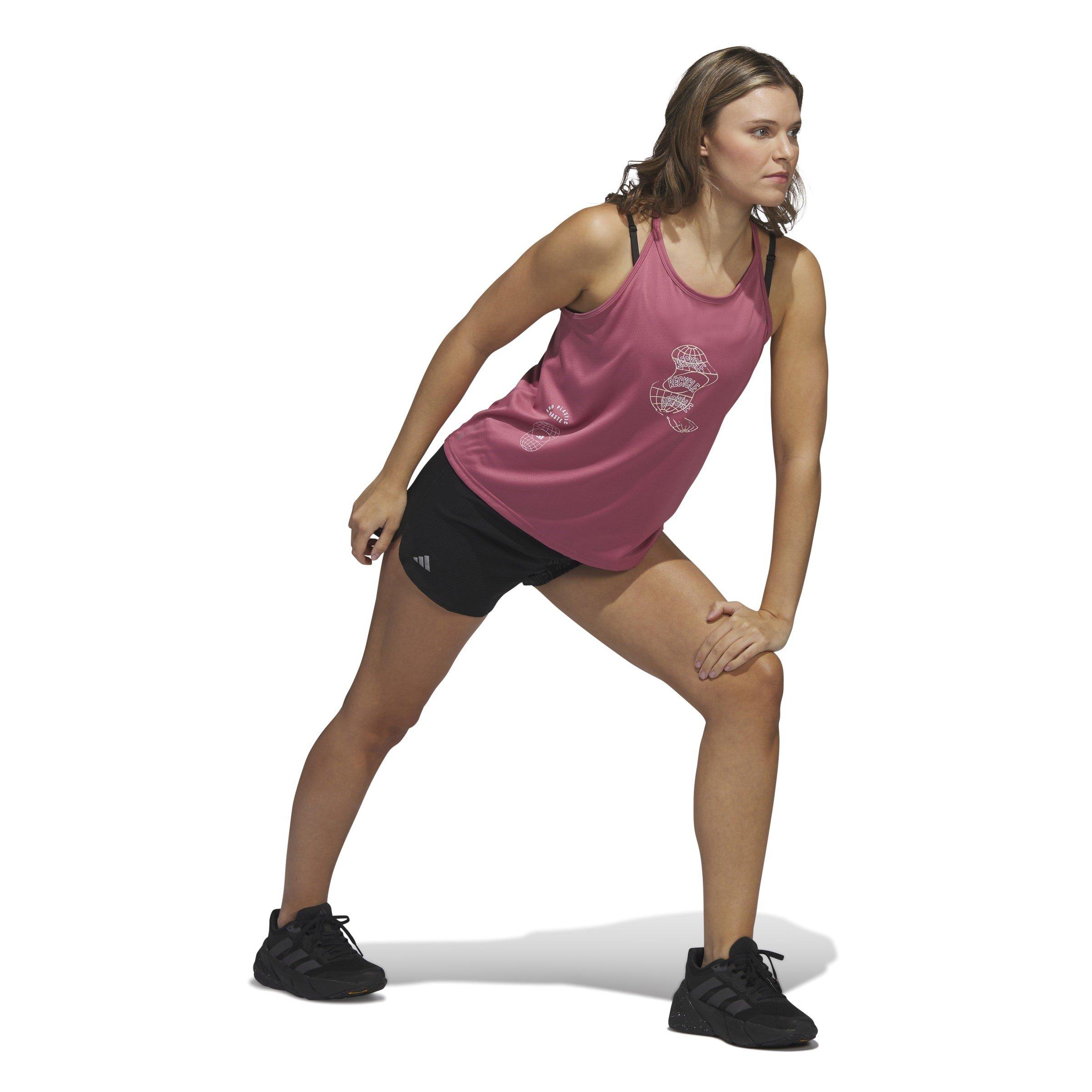 Black - adidas - Run for the Oceans Shorts Womens - 4