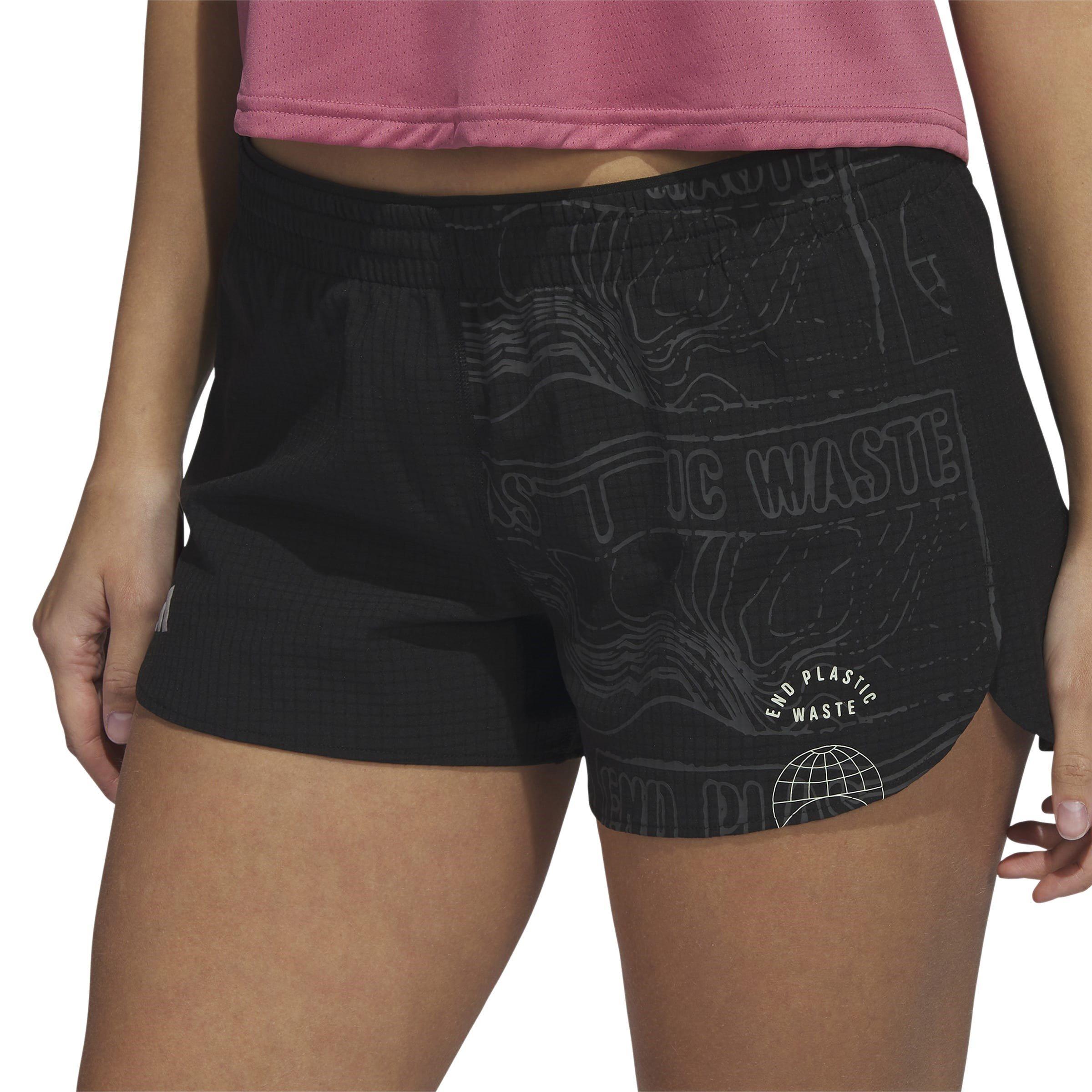 Black - adidas - Run for the Oceans Shorts Womens - 6