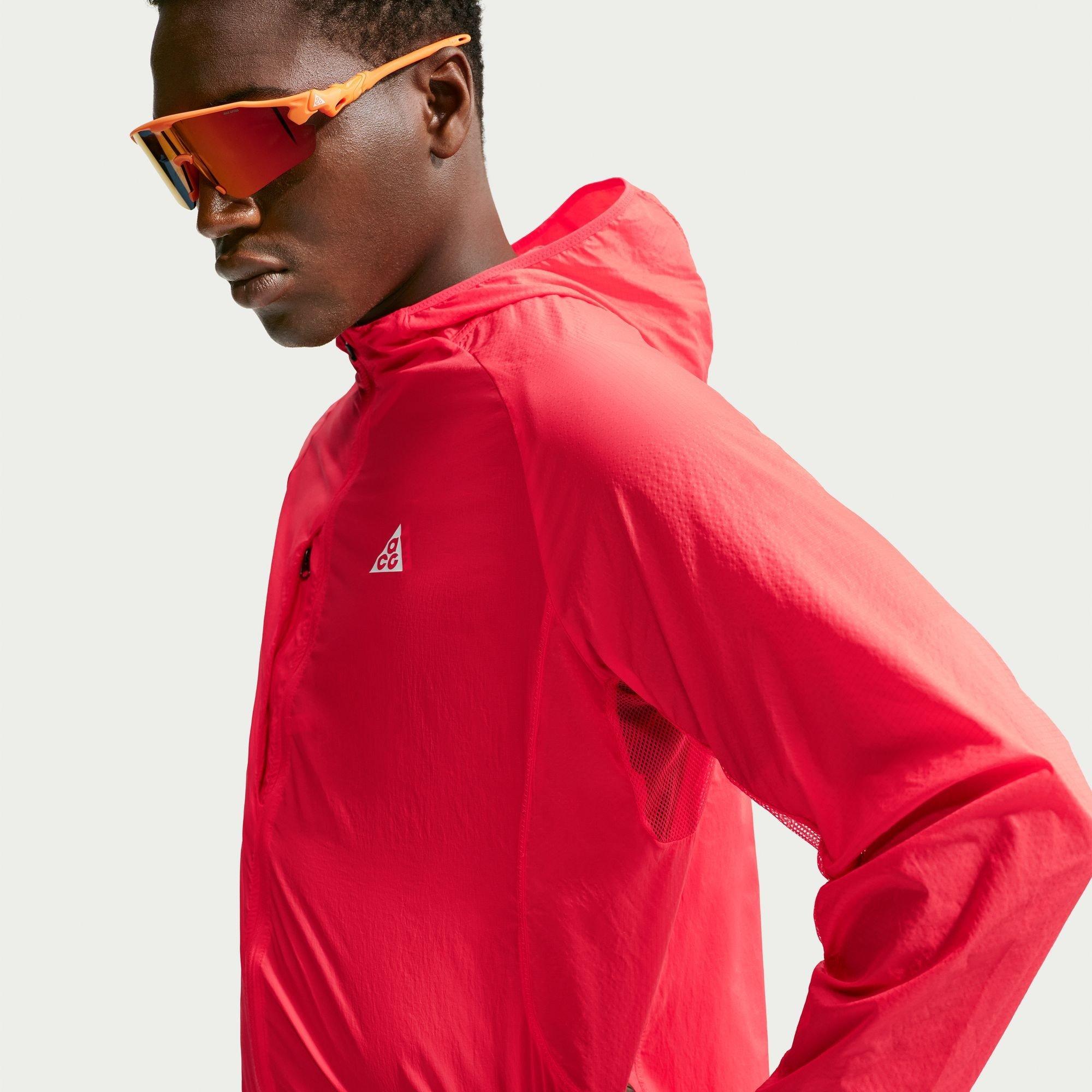 Crimson/White - Nike - Men's ACG UV Running Jacket - 3