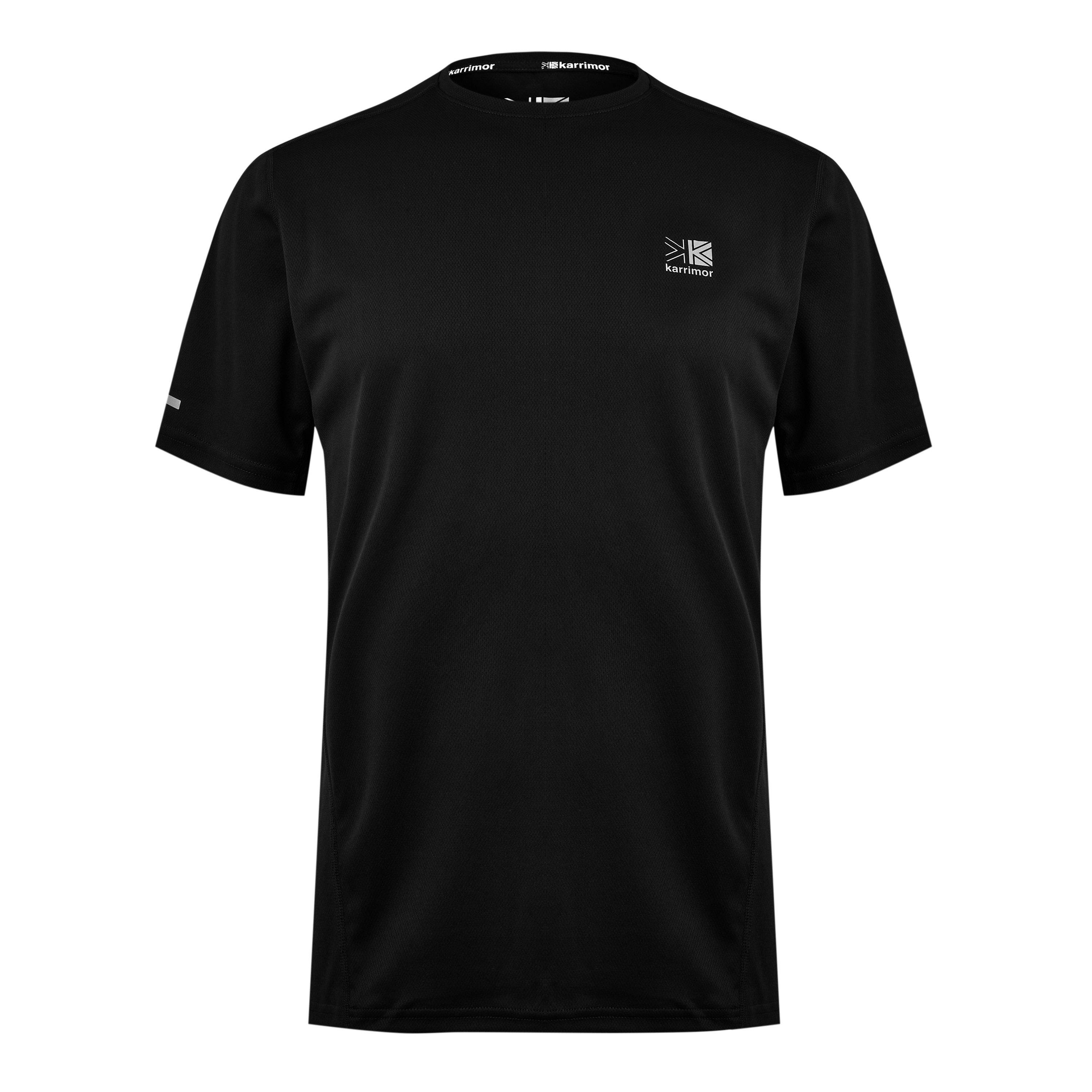 Schwarz - Karrimor - Run Short Sleeve T Shirt Mens - 1