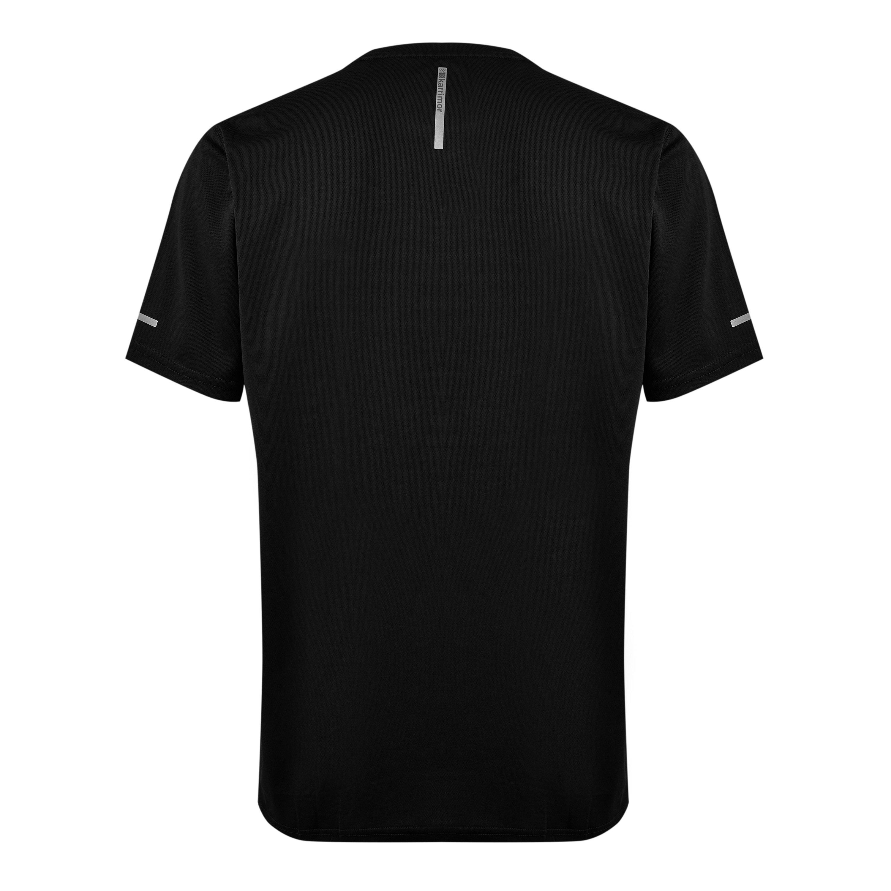 Crna - Karrimor - Run Short Sleeve T Shirt Mens - 2