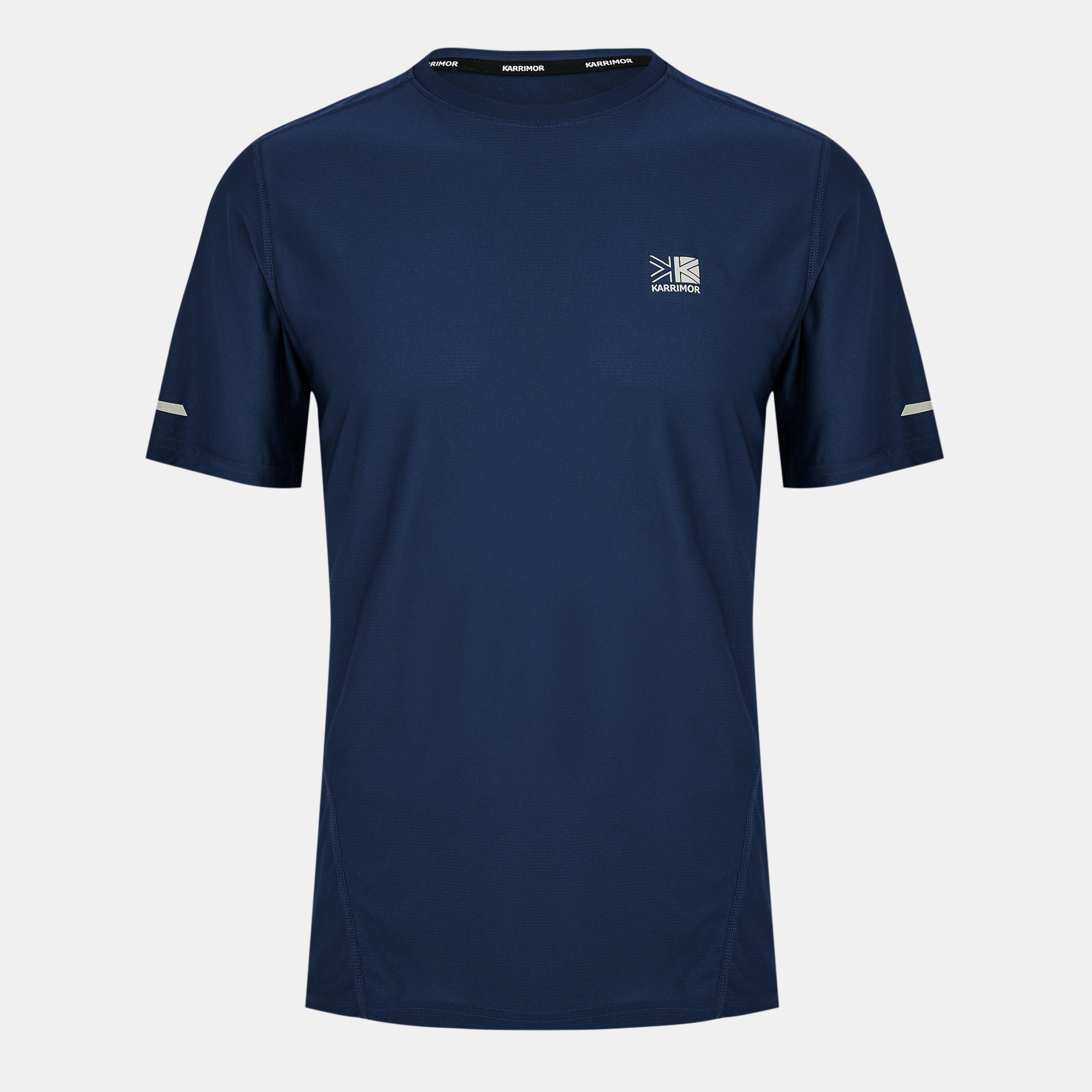 Karrimor Men's Run Short Sleeve T Shirt - Navy - XL