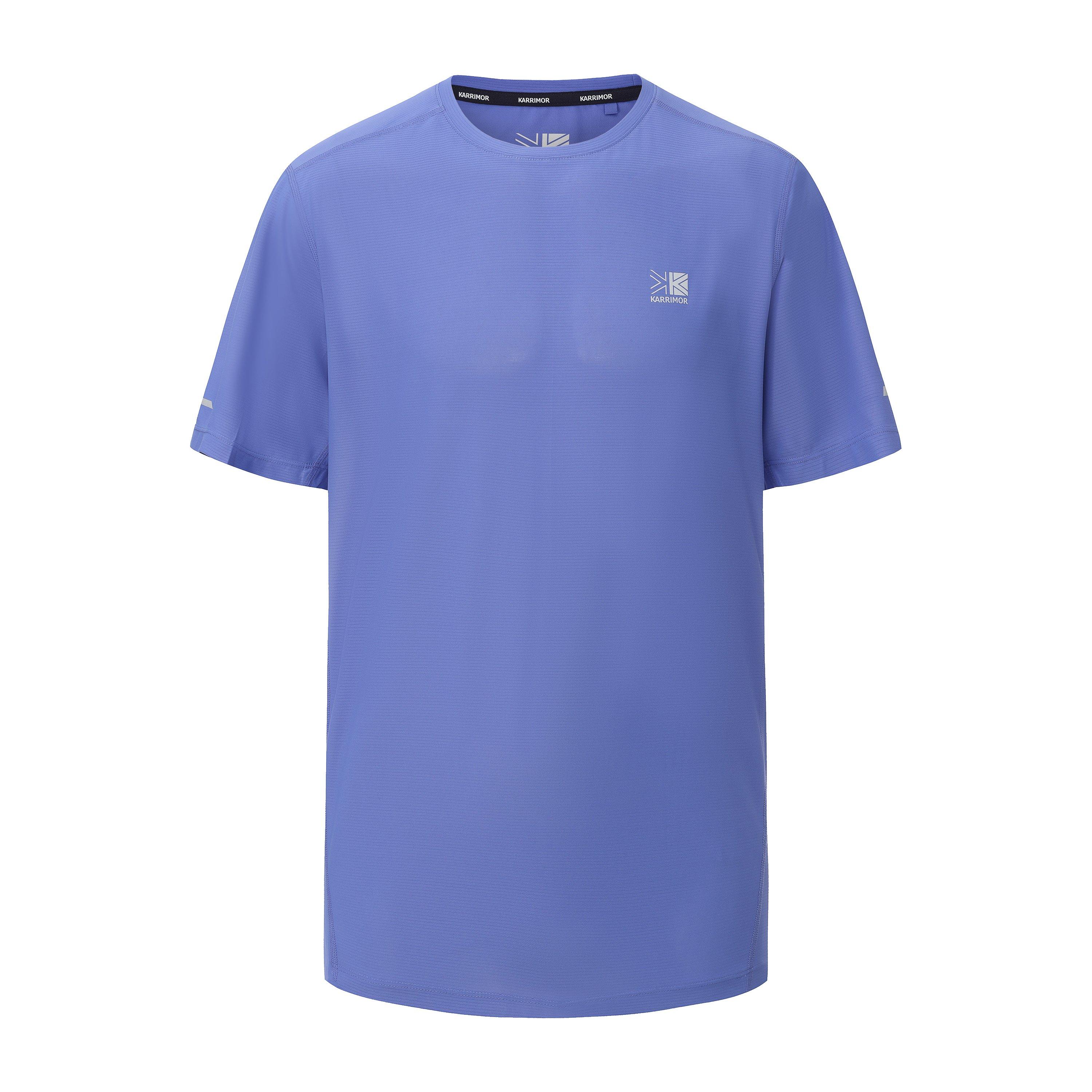 Karrimor Men's Run Short Sleeve T Shirt - Baja Blue - M