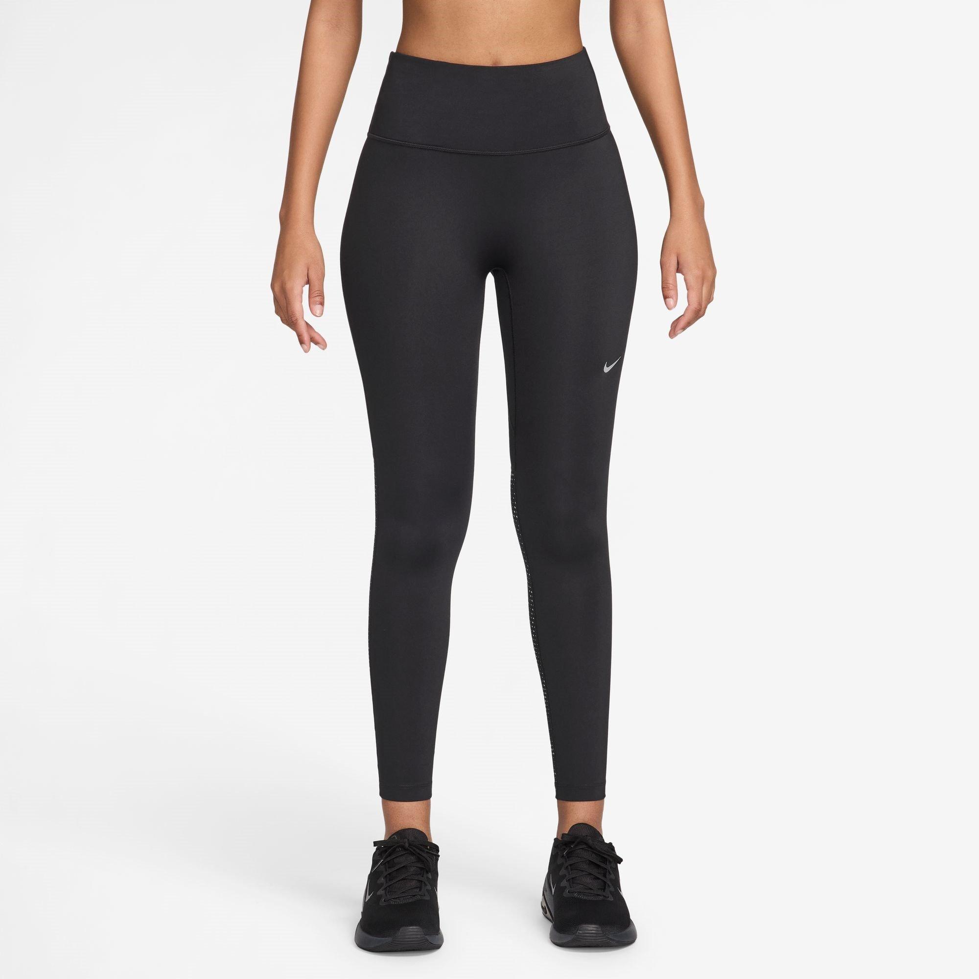 Nike Women's Performance Running Tights - Black/Silver - 16 (XL)