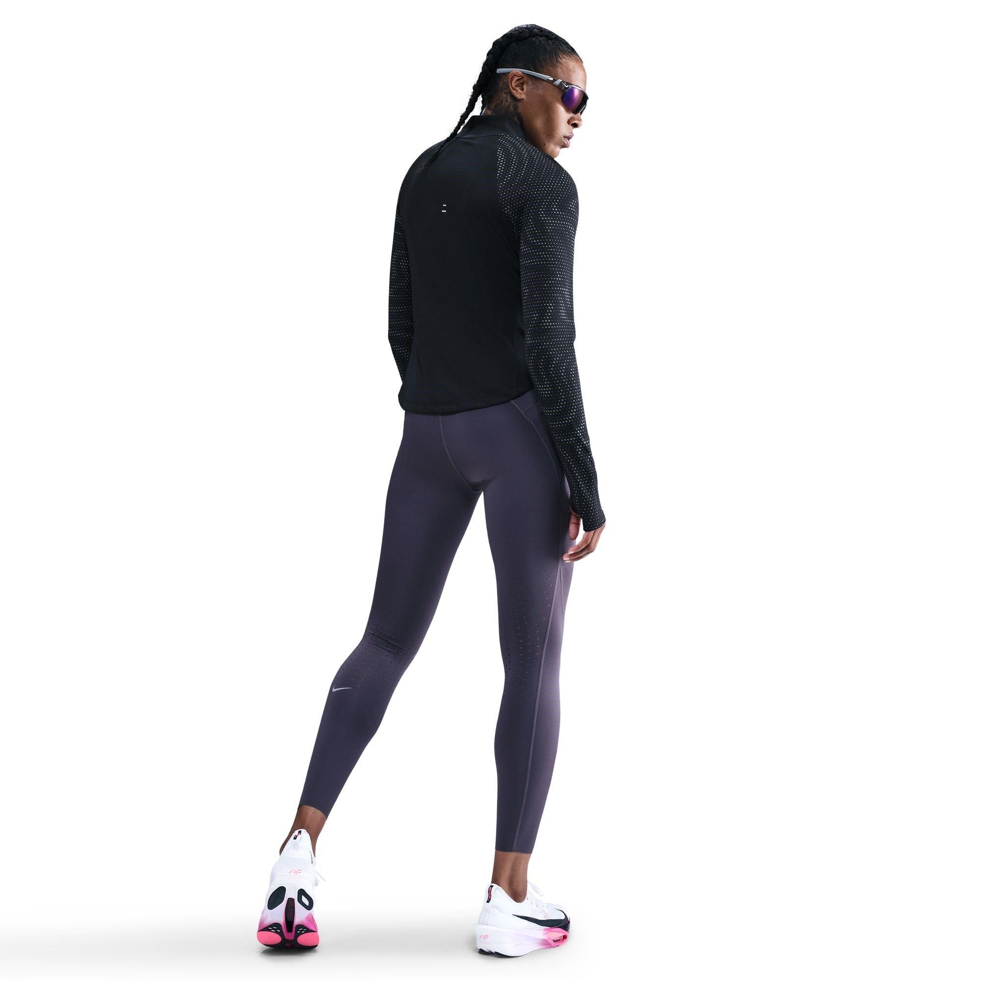 Sort/Sølv - Nike - T Flash QZ Ld54 - 4