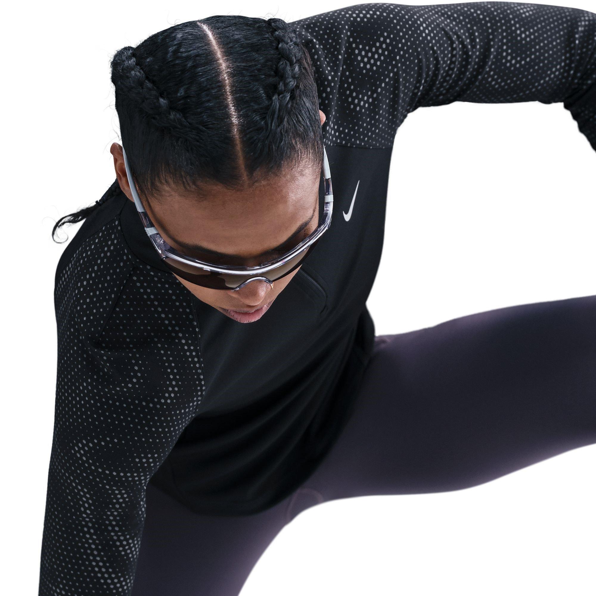 Sort/Sølv - Nike - T Flash QZ Ld54 - 5