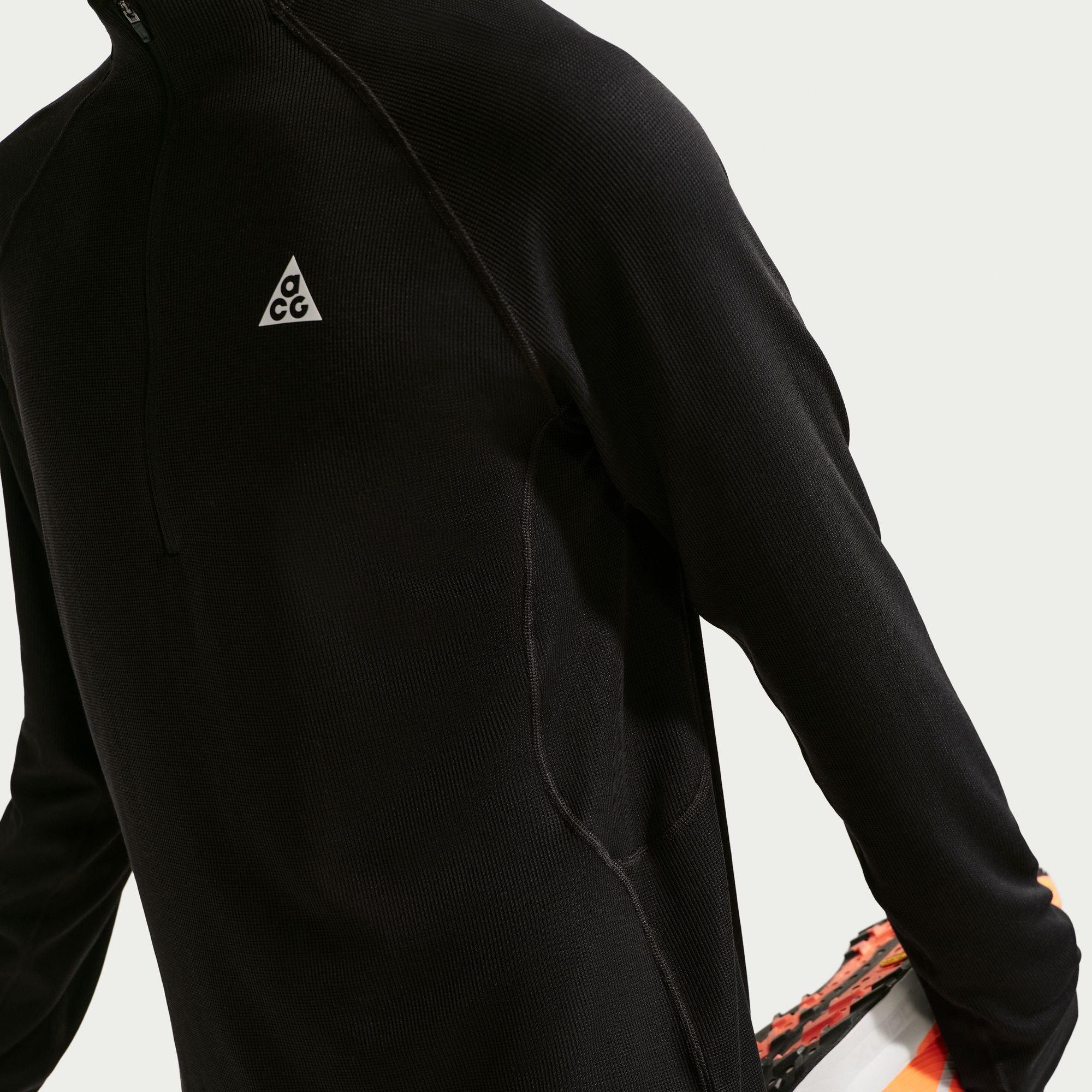 Preto/Branco - Nike - Men's Trail Long Sleeve Running Top - 3