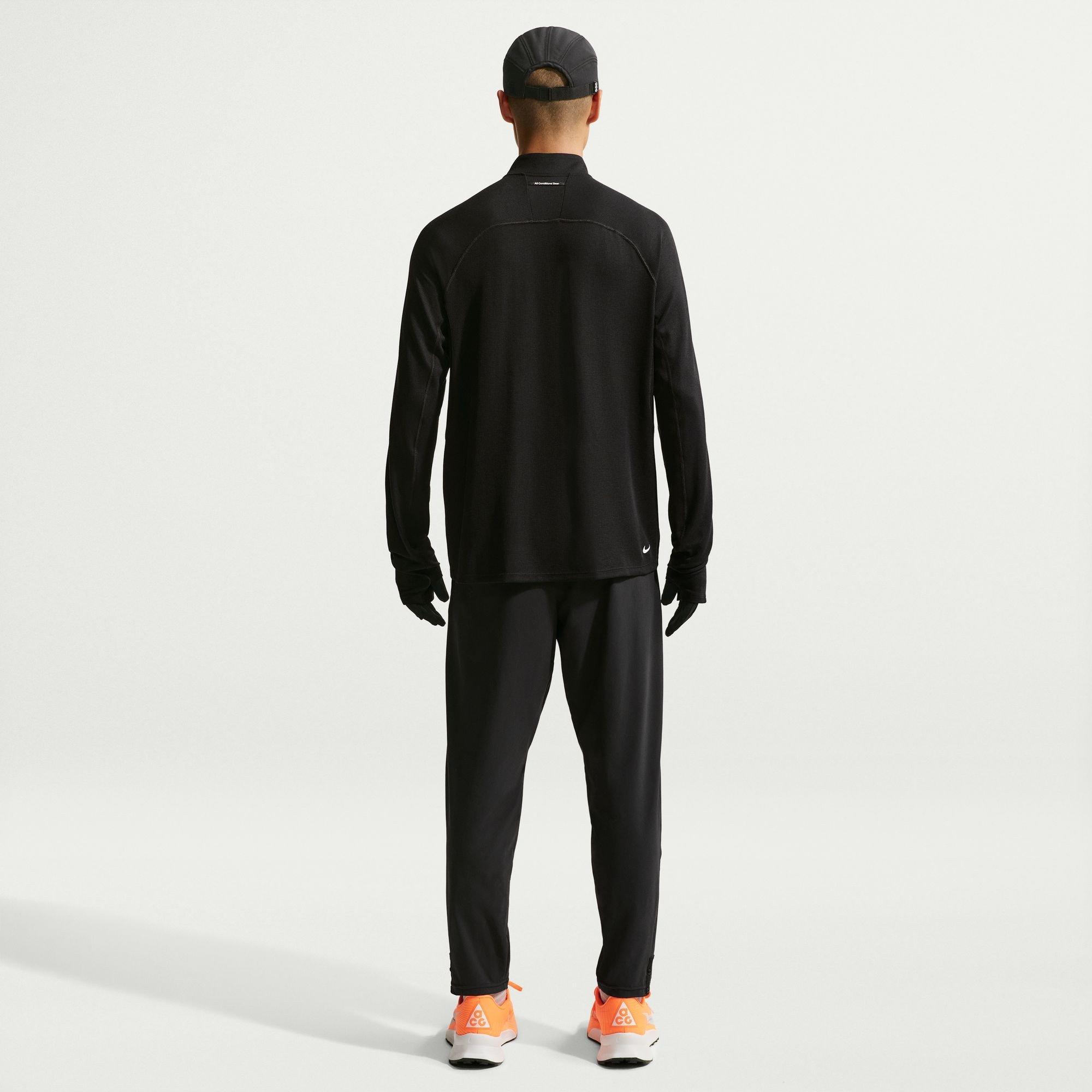Preto/Branco - Nike - Men's Trail Long Sleeve Running Top - 4