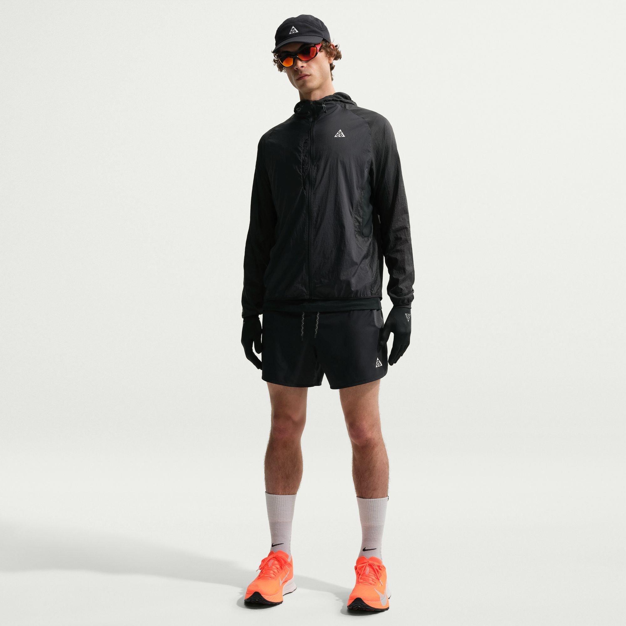 Black/White - Nike - Men's ACG 5 in Running Shorts - 7