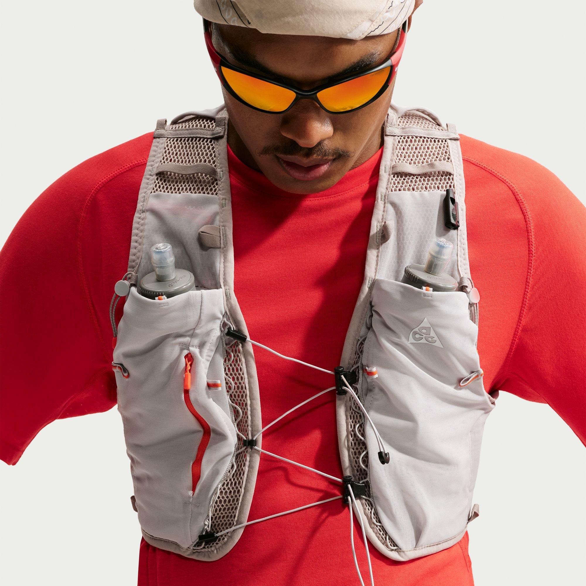 Rood/Wit - Nike - Men's Short Sleeve Running T-Shirt - 3