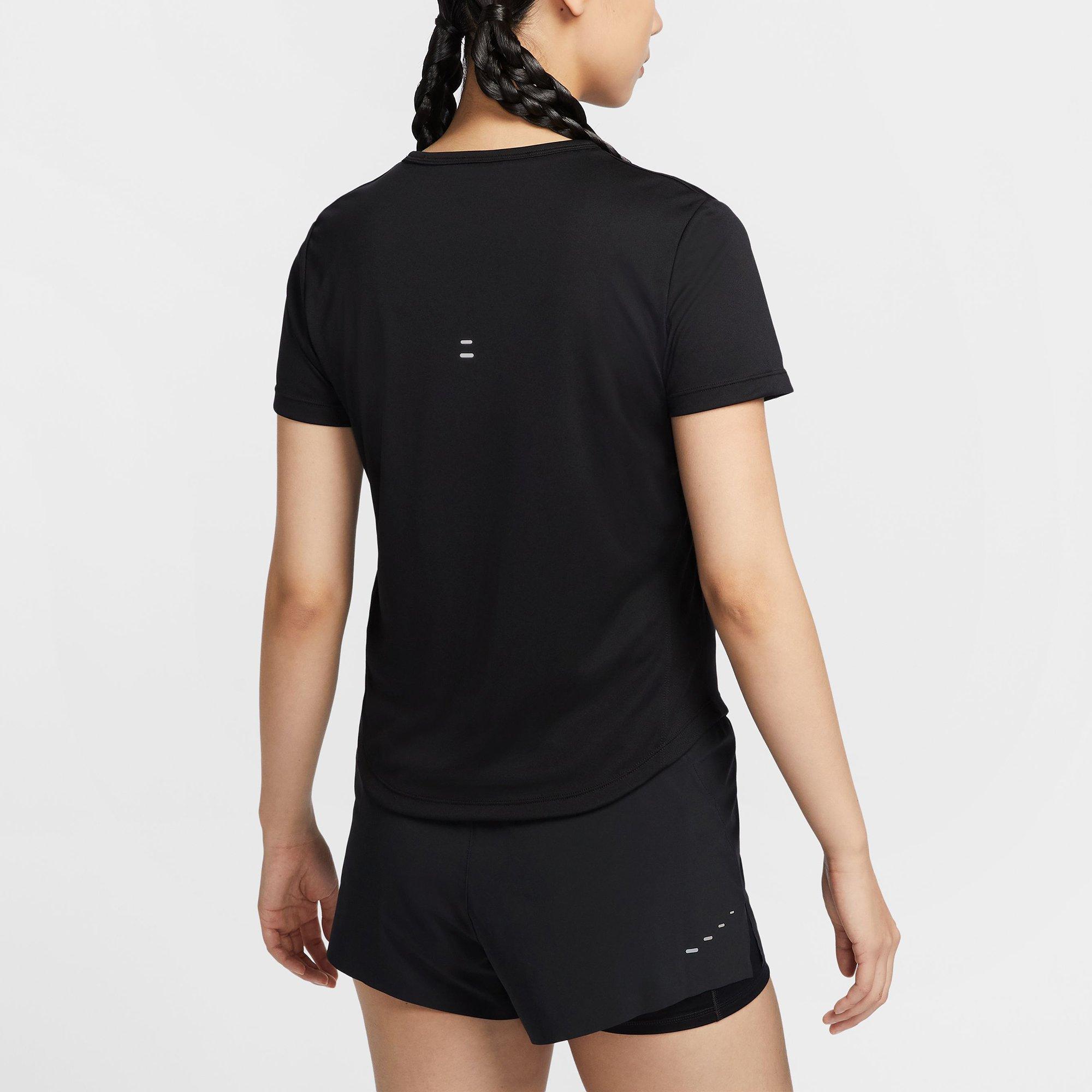Black/Silver - Nike - Women's Tempo Dri-FIT Short-Sleeve T-Shirt - 2