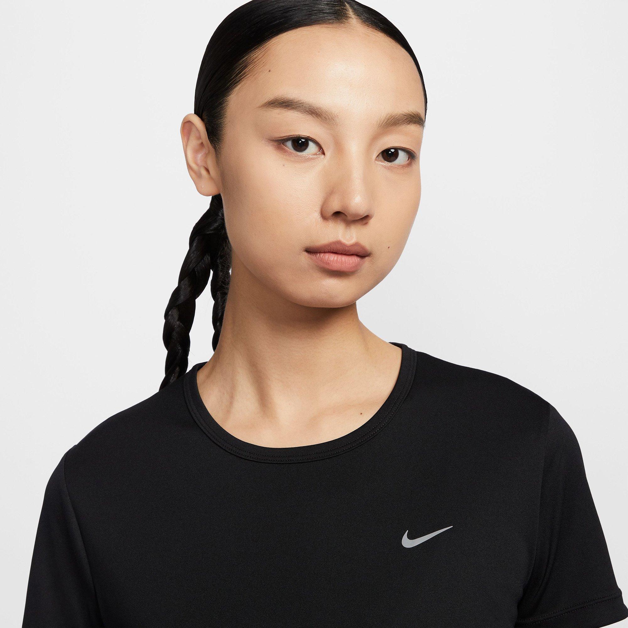 Black/Silver - Nike - Women's Tempo Dri-FIT Short-Sleeve T-Shirt - 3
