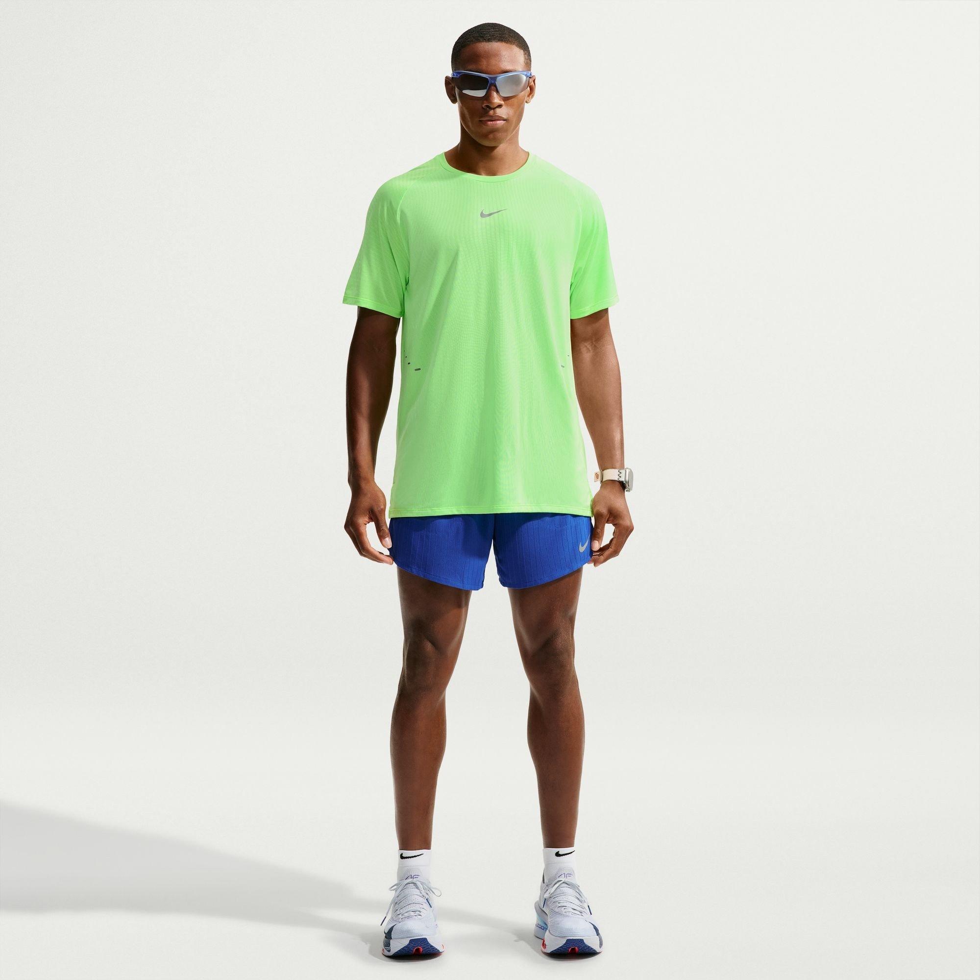 Argento - Nike - Men's Stride Short Sleeve Running T-Shirt - 4
