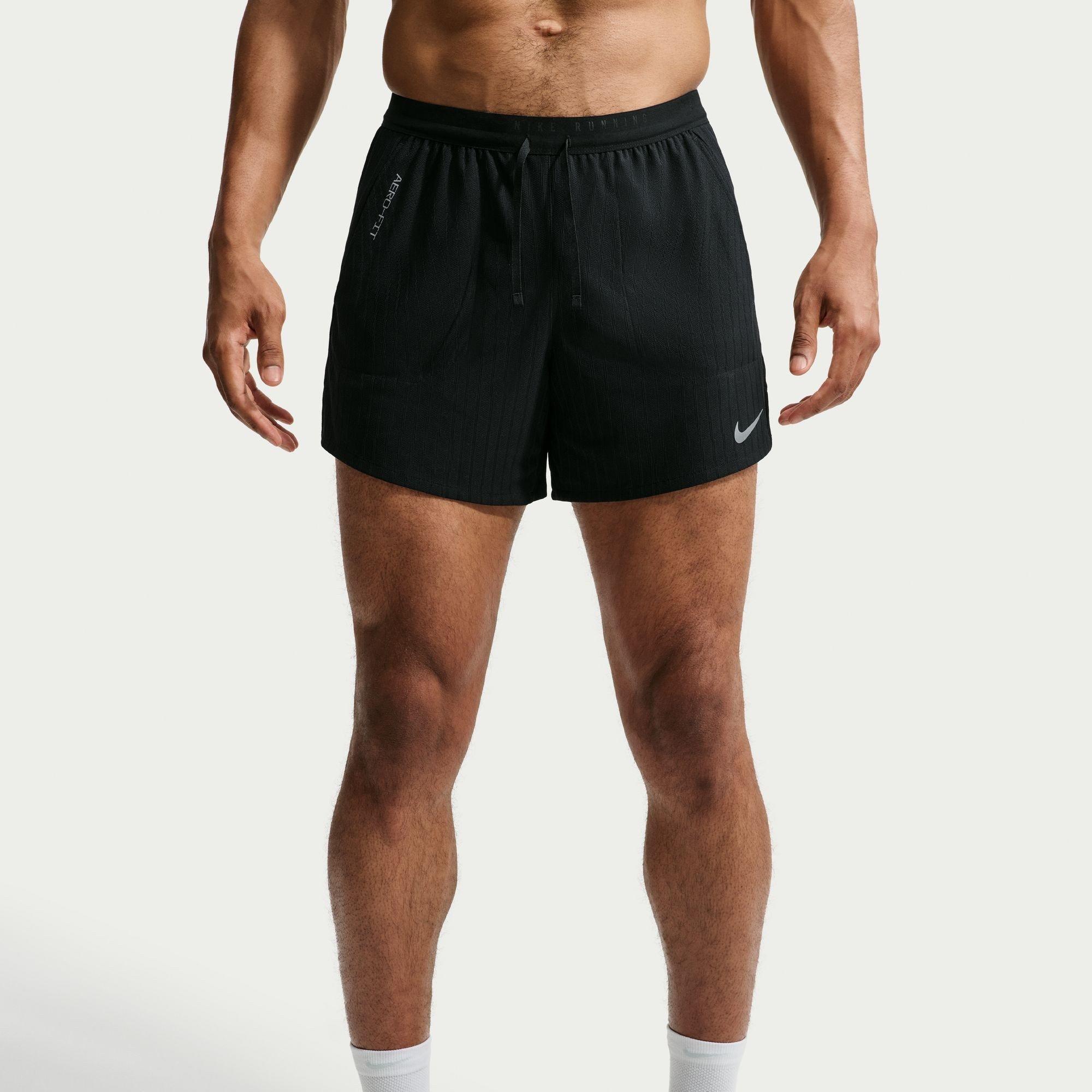 Black/Silver - Nike - Men's Stride 5in Running Shorts - 3