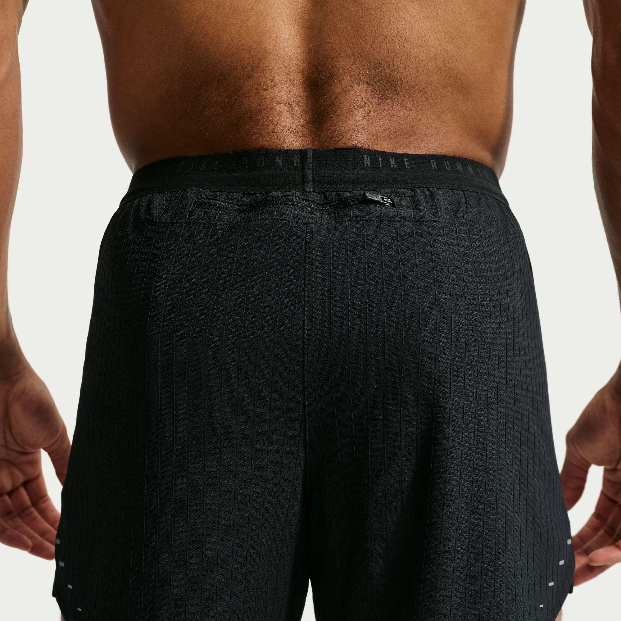 Black/Silver - Nike - Men's Stride 5in Running Shorts - 4