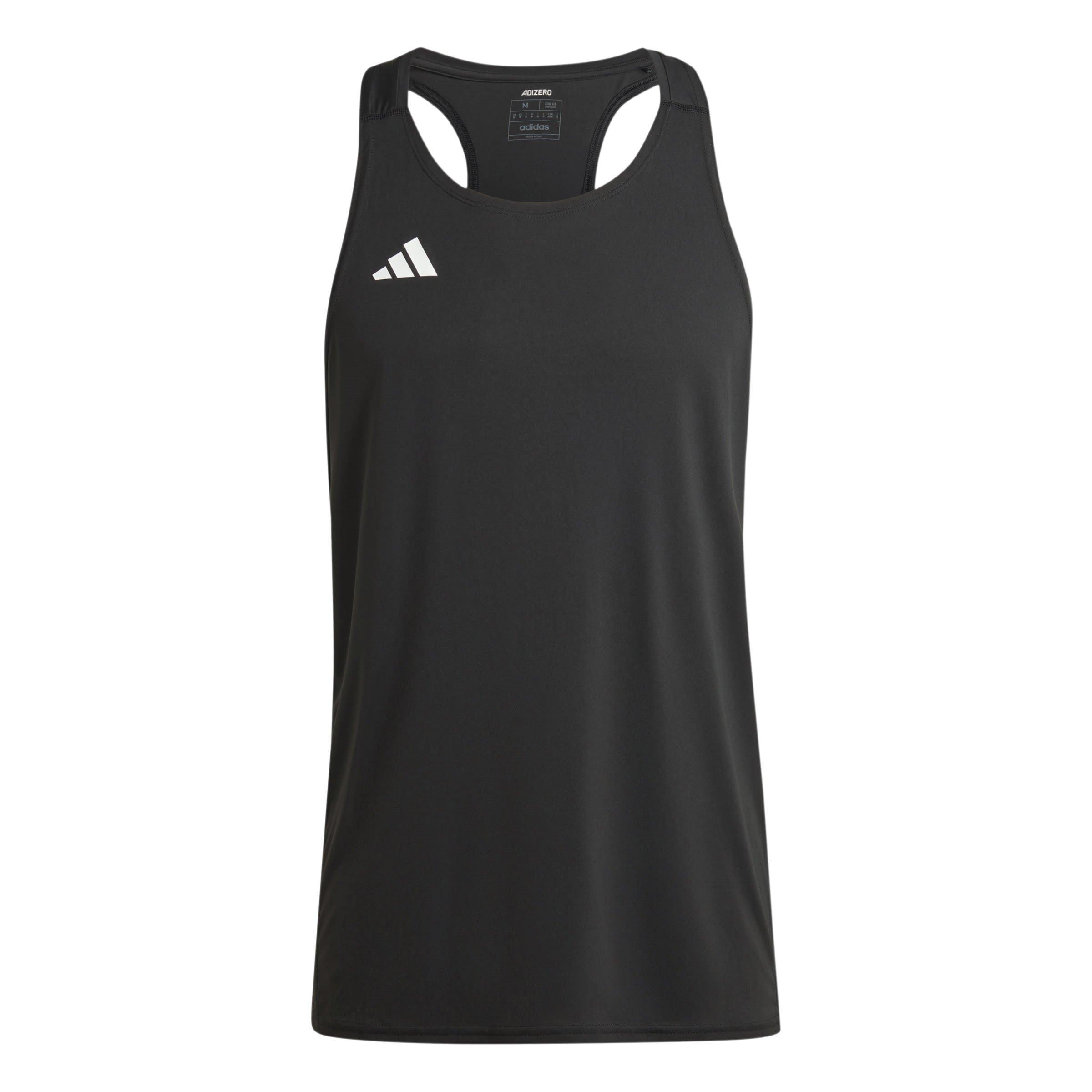 Black - adidas - Essentials Adizero Running Singlet Men - 1