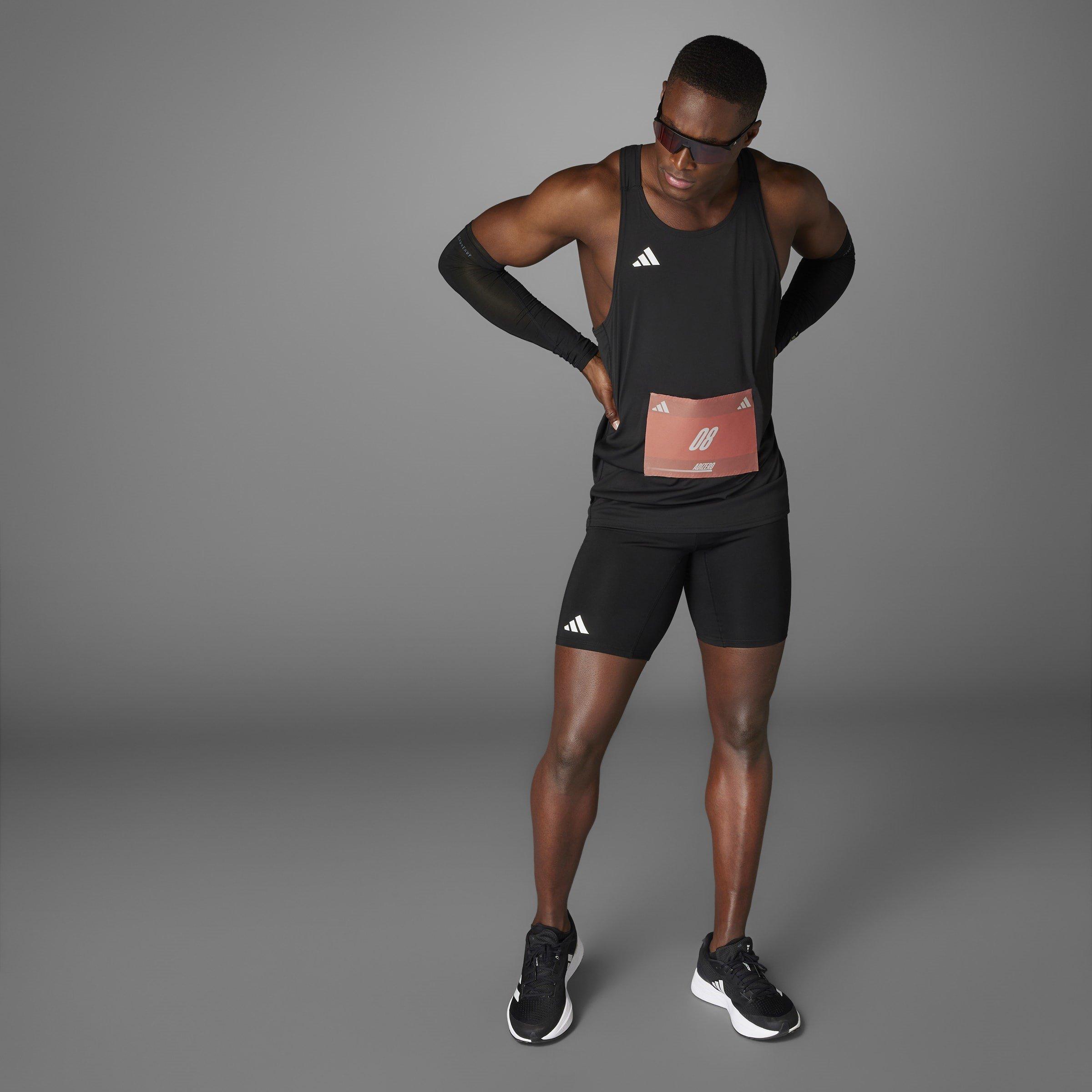 Black - adidas - Essentials Adizero Running Singlet Men - 14