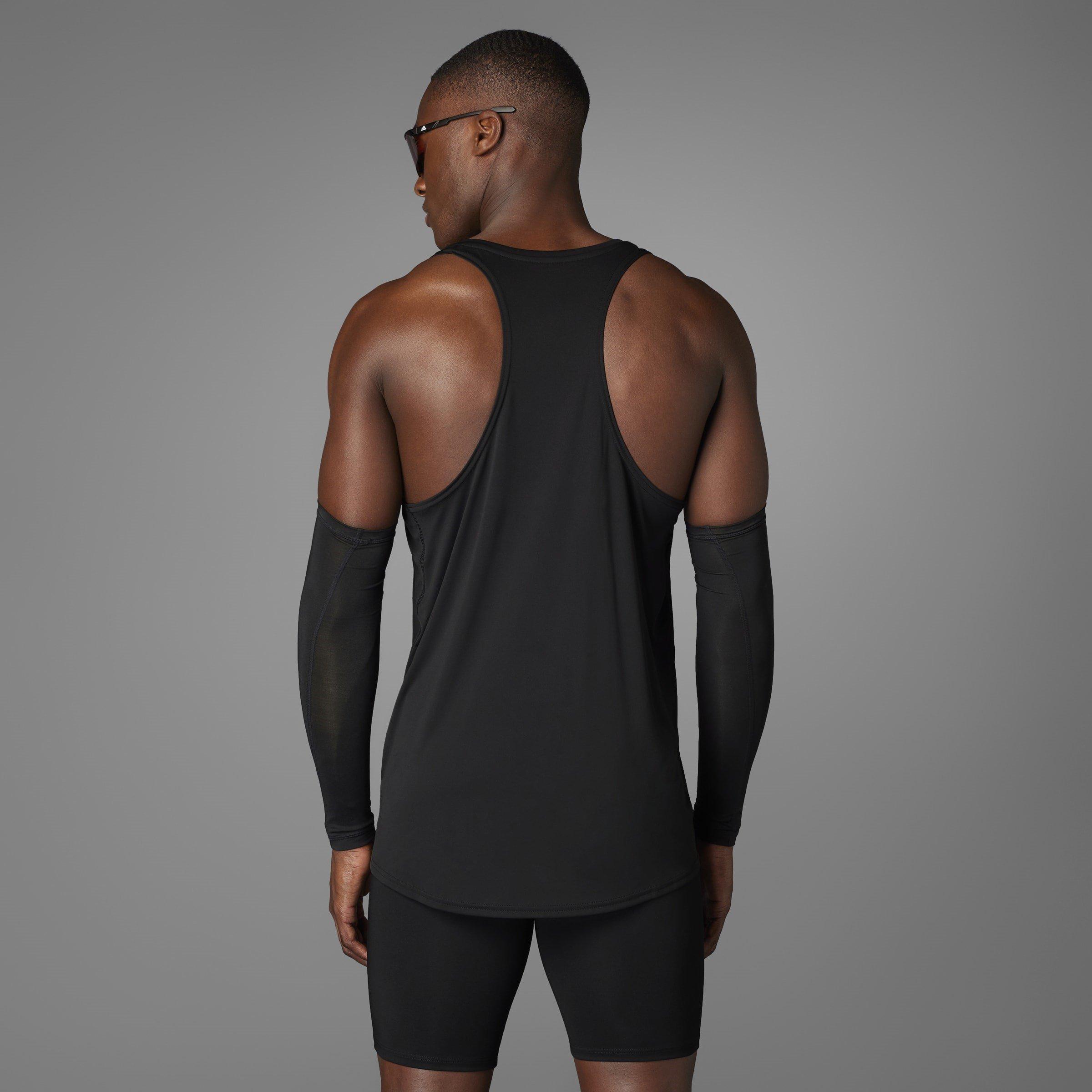 Black - adidas - Essentials Adizero Running Singlet Men - 16