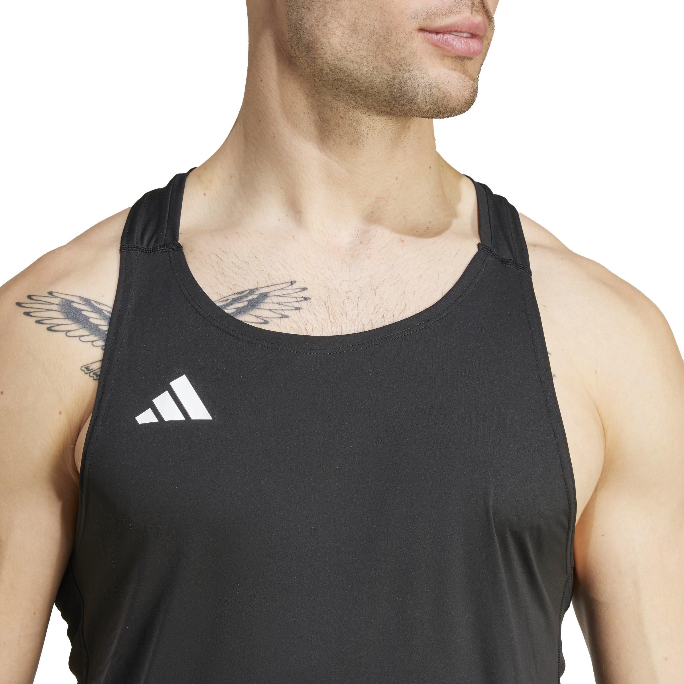 Black - adidas - Essentials Adizero Running Singlet Men - 6