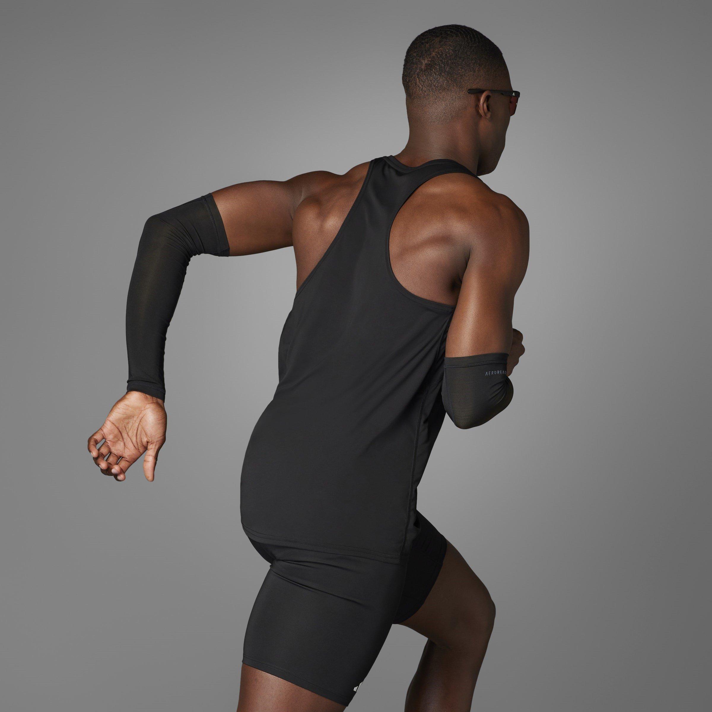 Black - adidas - Essentials Adizero Running Singlet Men - 10