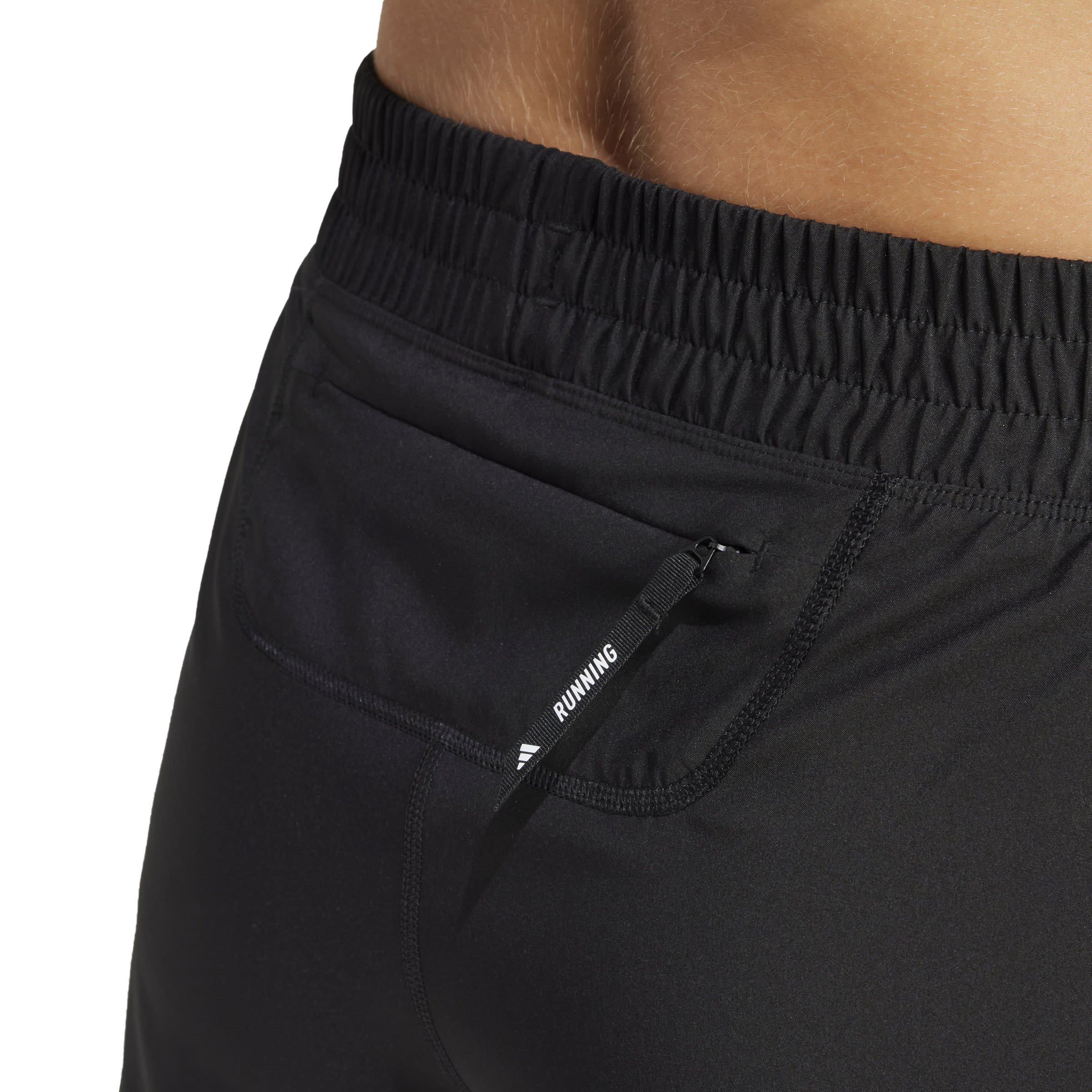Black - adidas - Own the Run CLIMACOOL 2-in-1 Shorts Womens - 5
