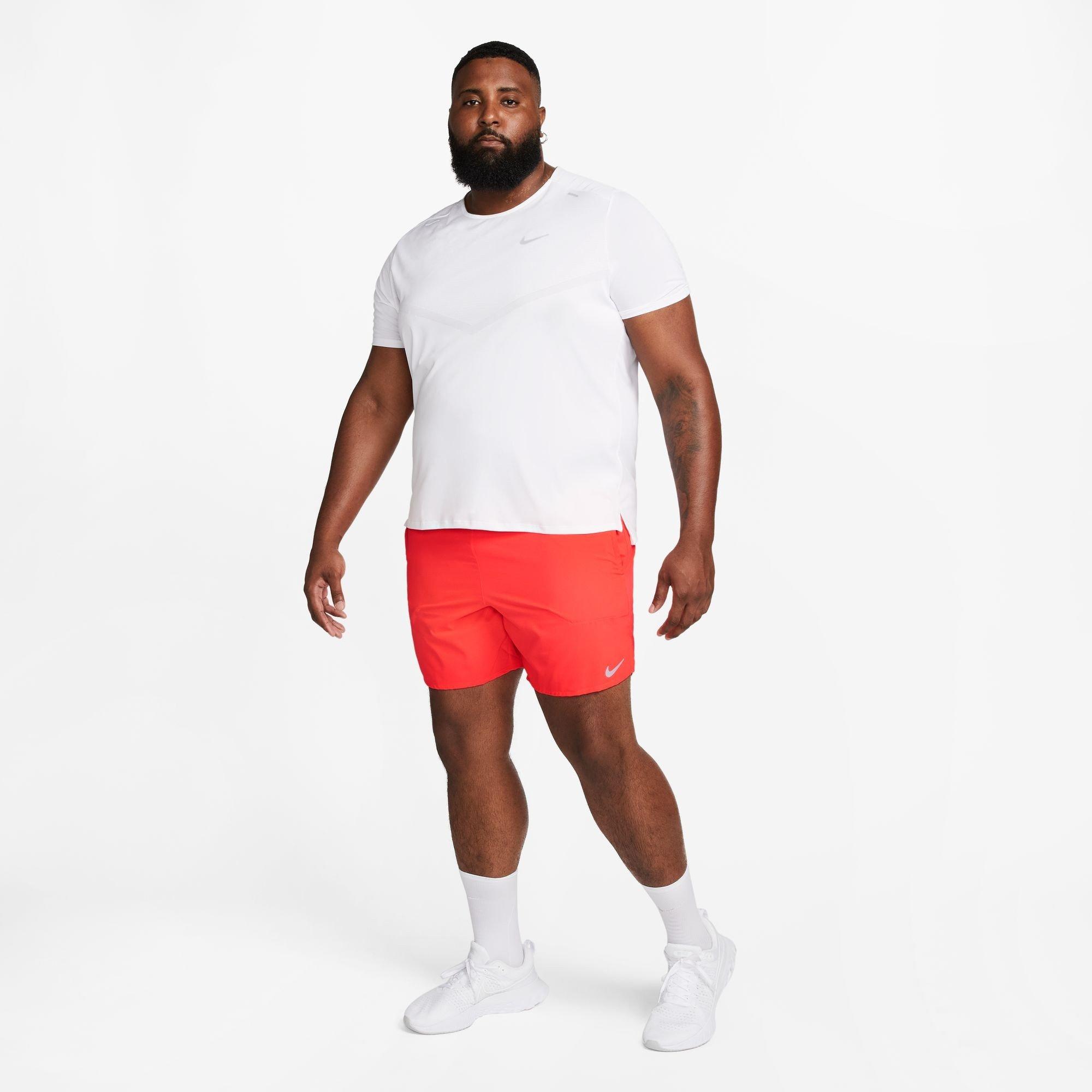 Svijetlo grimizno - Nike - Dri-FIT Stride Men's 7 Brief-Lined Running Shorts - 7