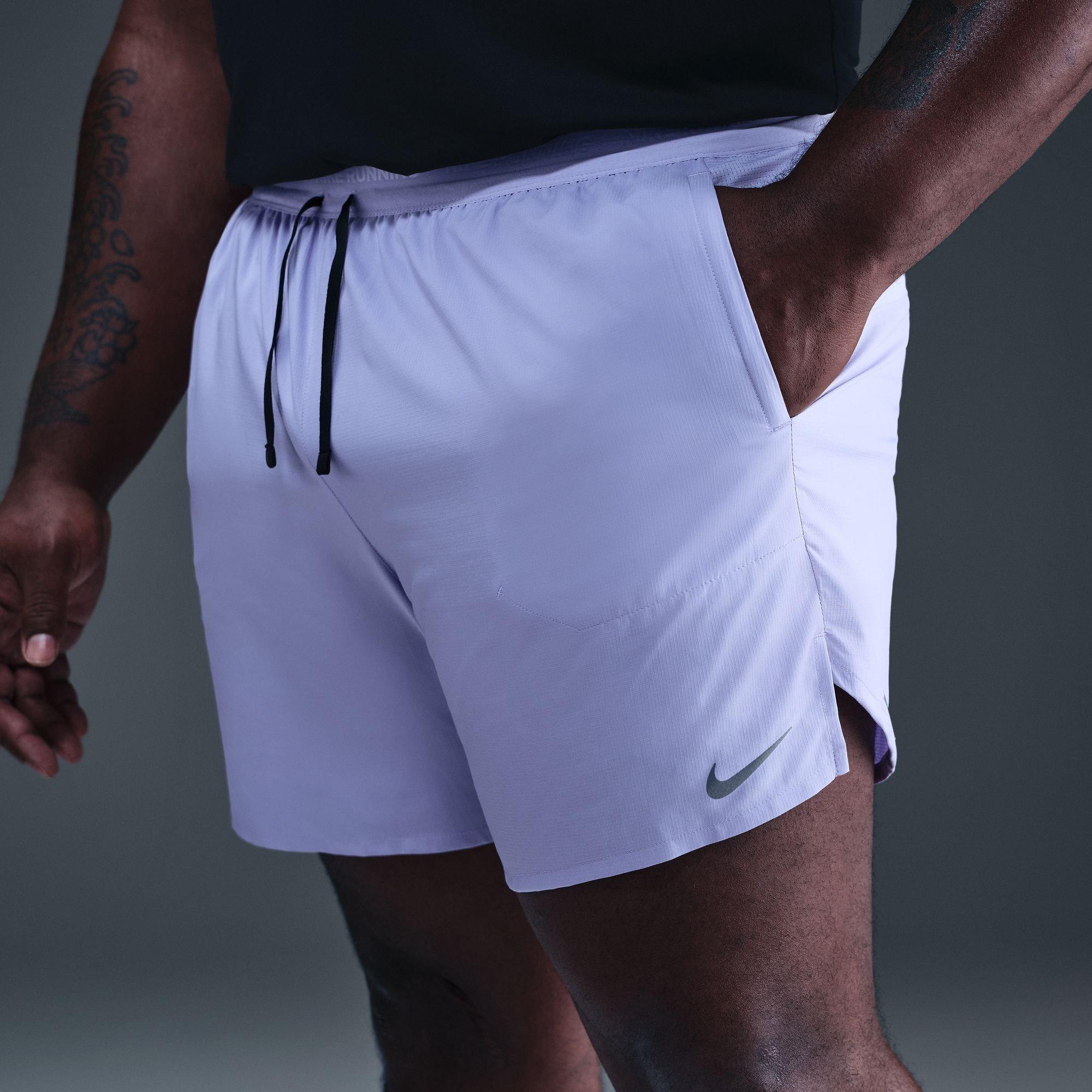Hydrangeas - Nike - Dri-FIT Stride Men's 7 Brief-Lined Running Shorts - 12