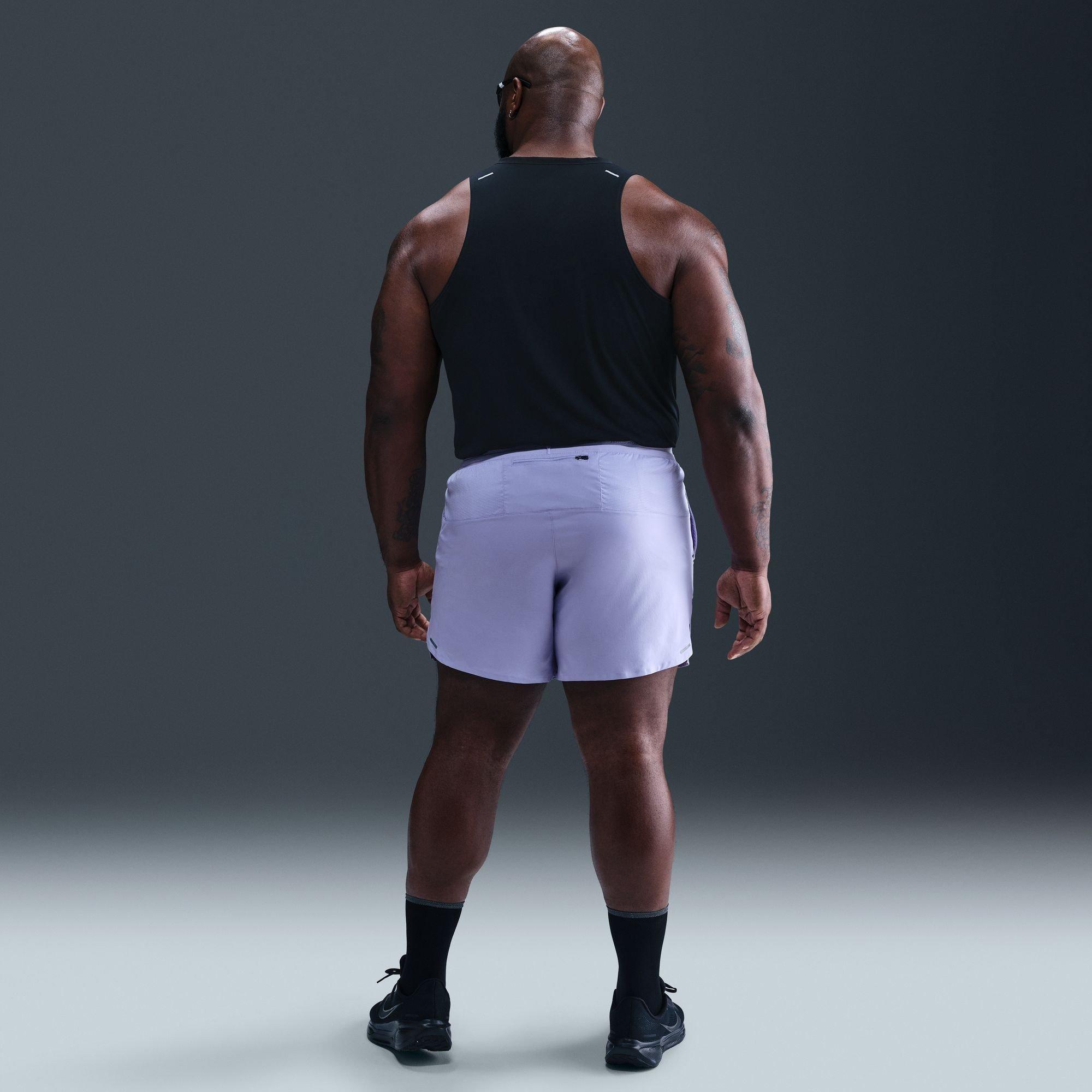 Hydrangeas - Nike - Dri-FIT Stride Men's 7 Brief-Lined Running Shorts - 14